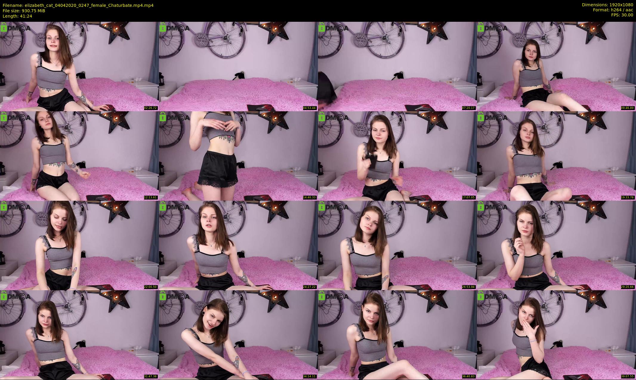 elizabeth_cat — 42 minute Chaturbate female cam show recording, 1080p, Apr 4, 2020