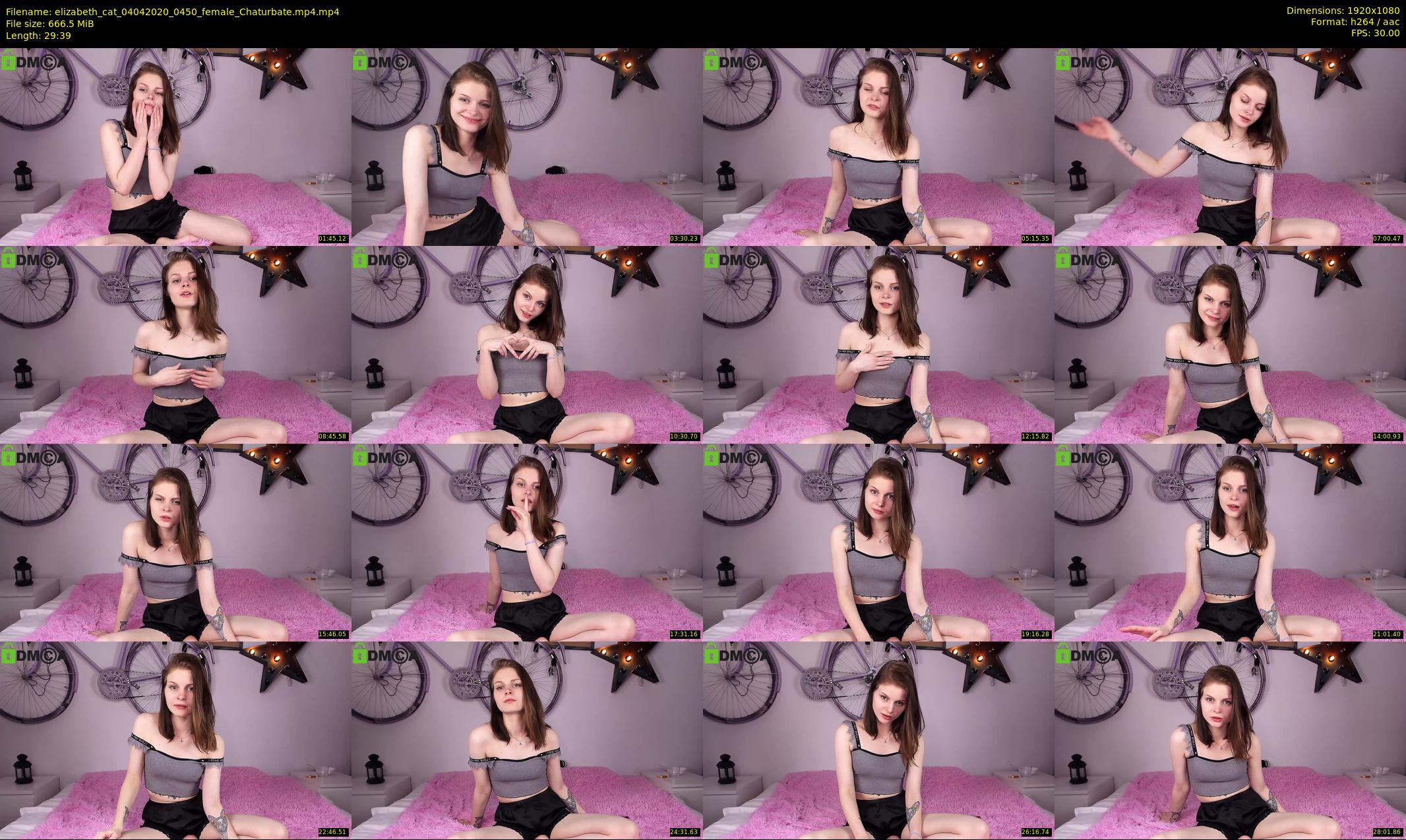 elizabeth_cat — 30 minute Chaturbate female cam show recording, 1080p, Apr 4, 2020