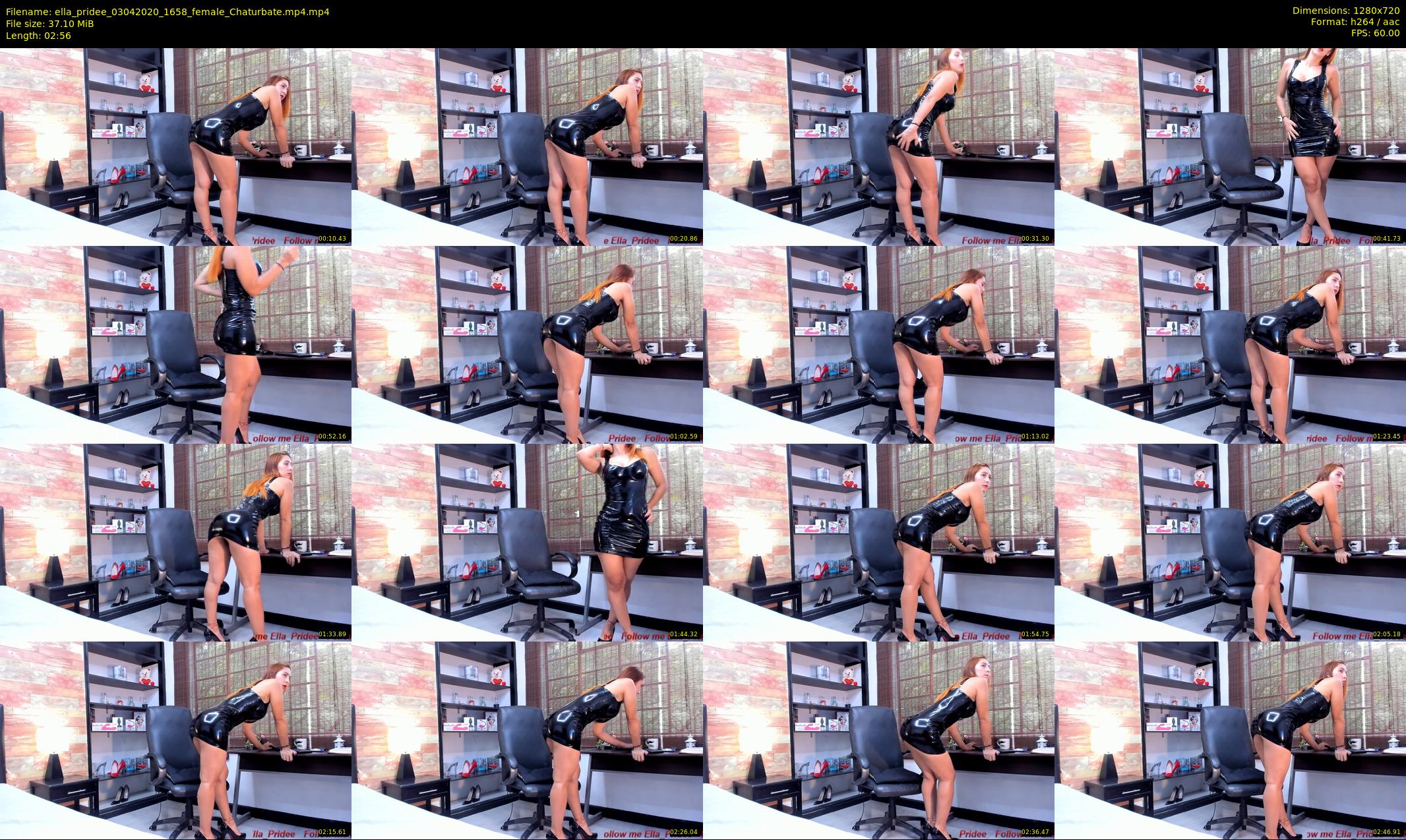 ella_pridee — 3 minute Chaturbate female cam show recording, 720p, Apr 3, 2020