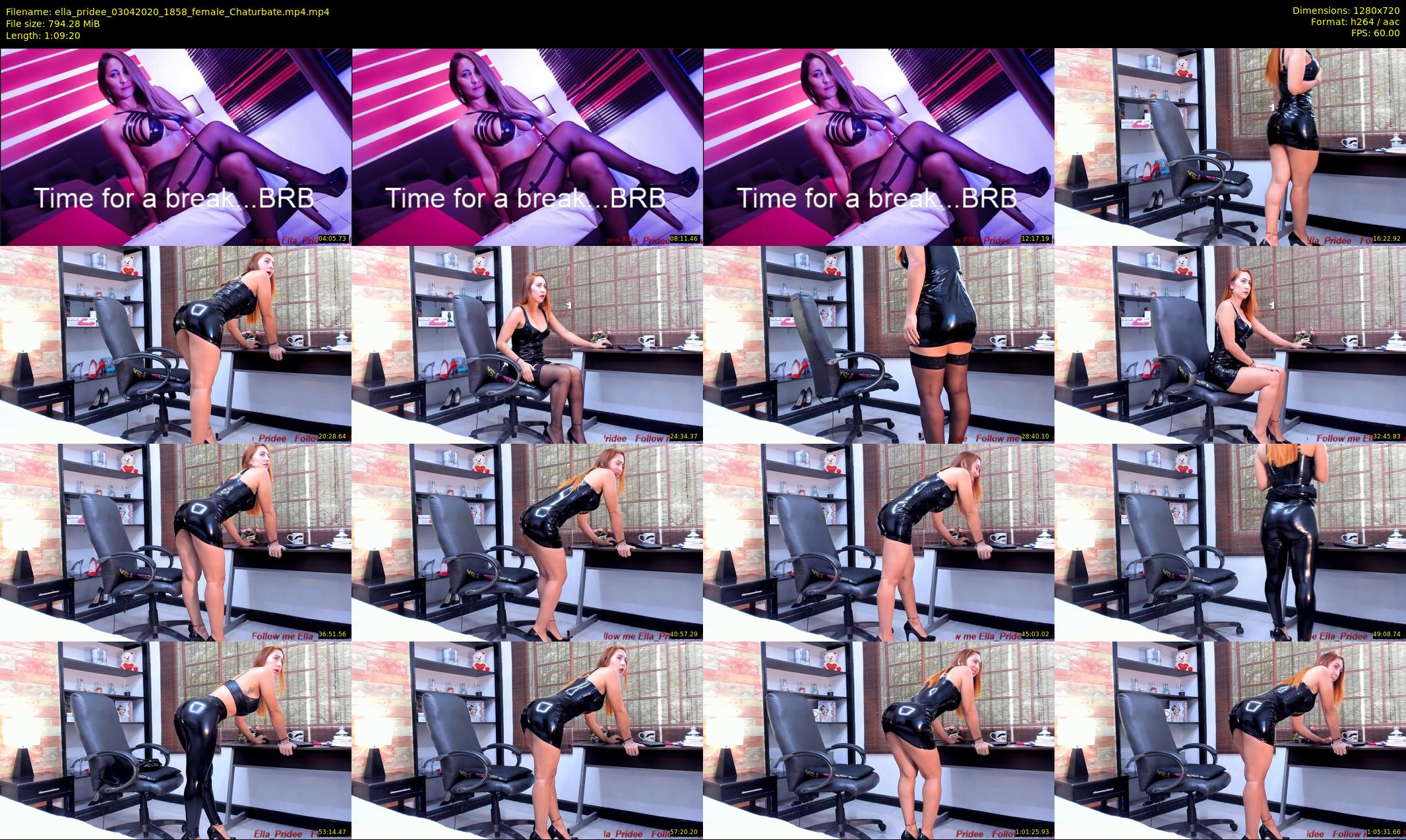 ella_pridee — 70 minute Chaturbate female cam show recording, 720p, Apr 3, 2020
