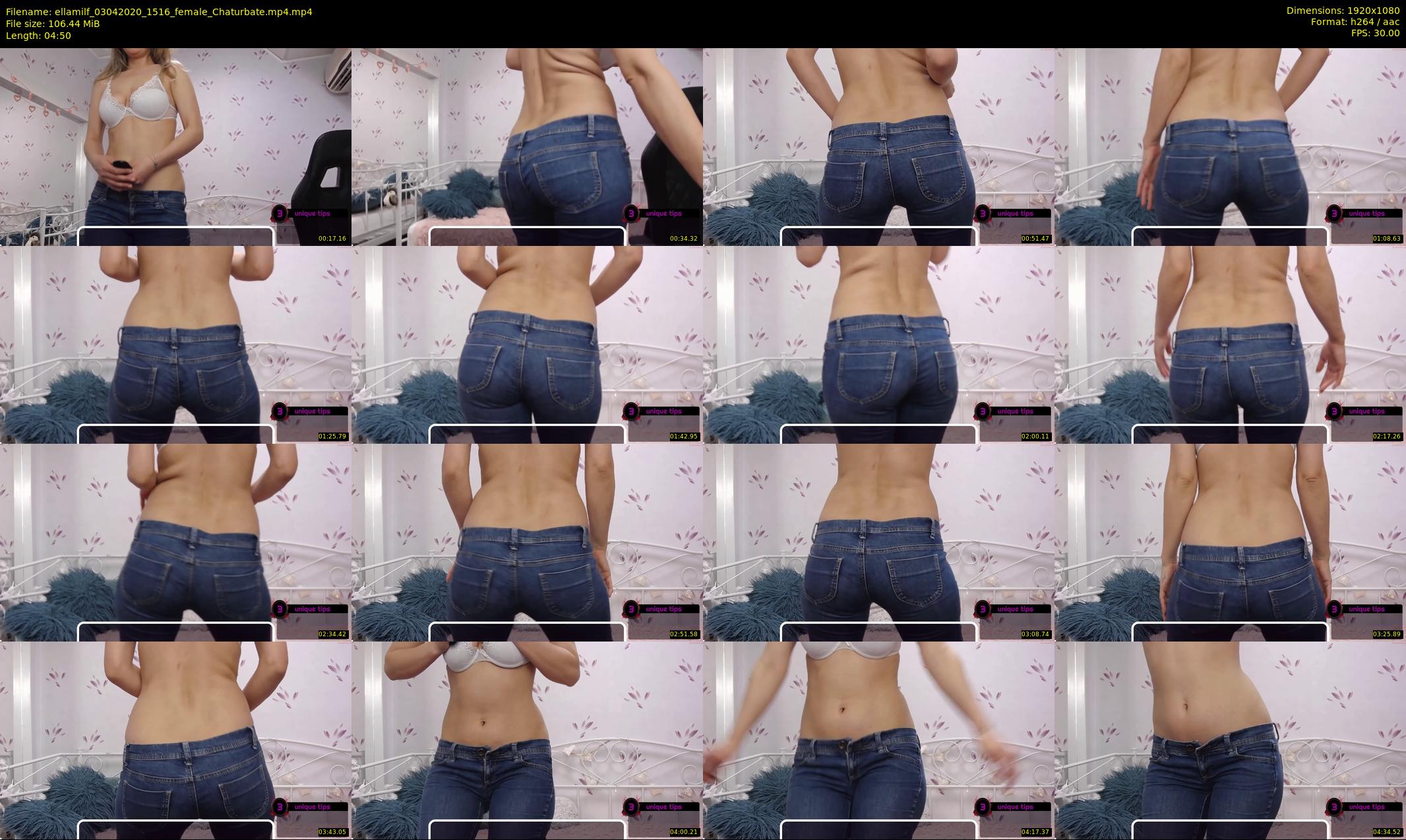 ellamilf — 5 minute Chaturbate female cam show recording, 1080p, Apr 3, 2020