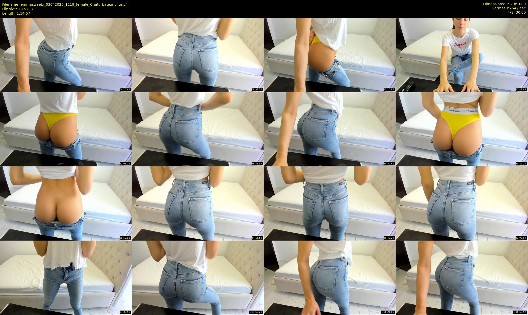 emmasweetx — 75 minute Chaturbate couple cam show recording, 1080p, Apr 3, 2020