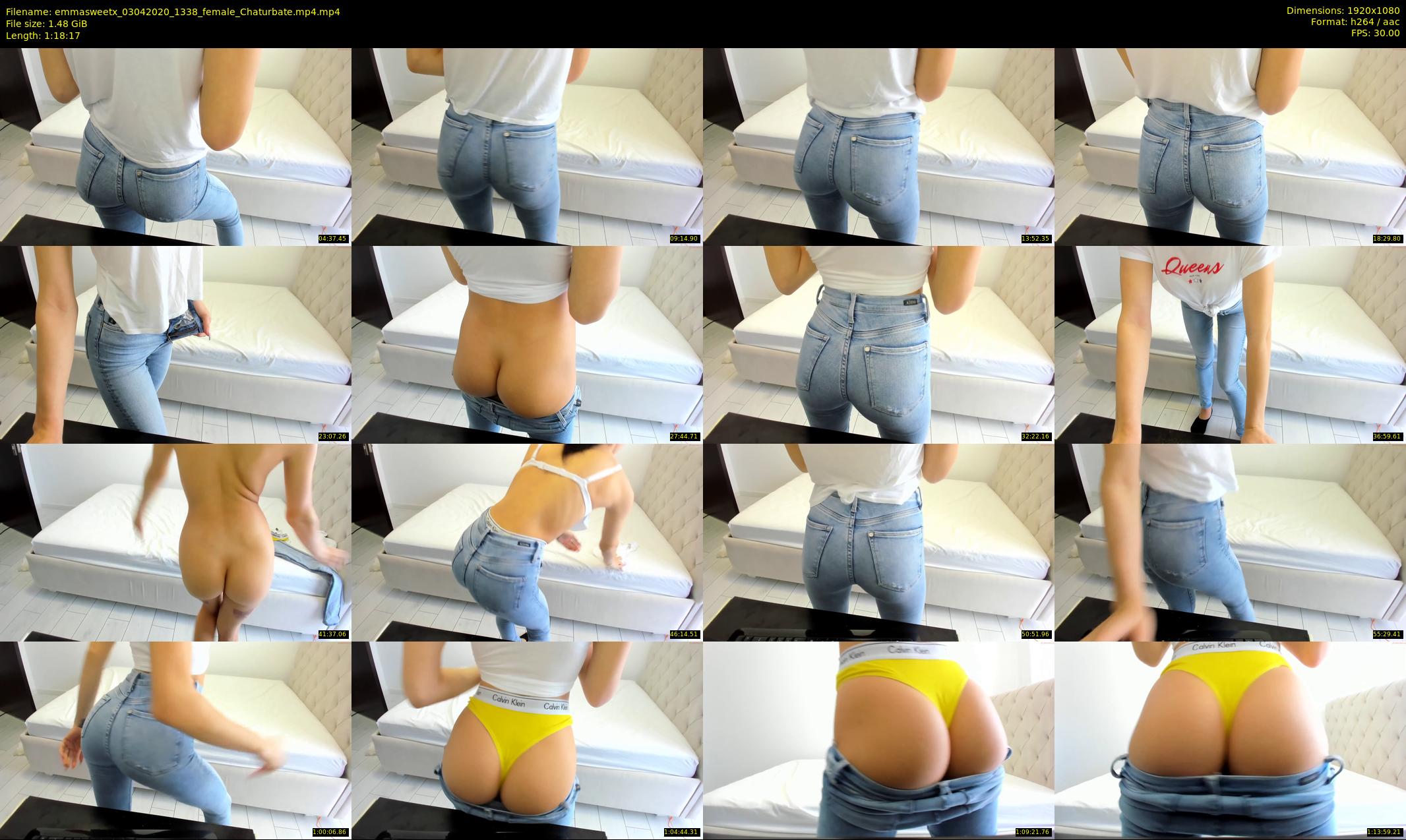 emmasweetx — 79 minute Chaturbate couple cam show recording, 1080p, Apr 3, 2020