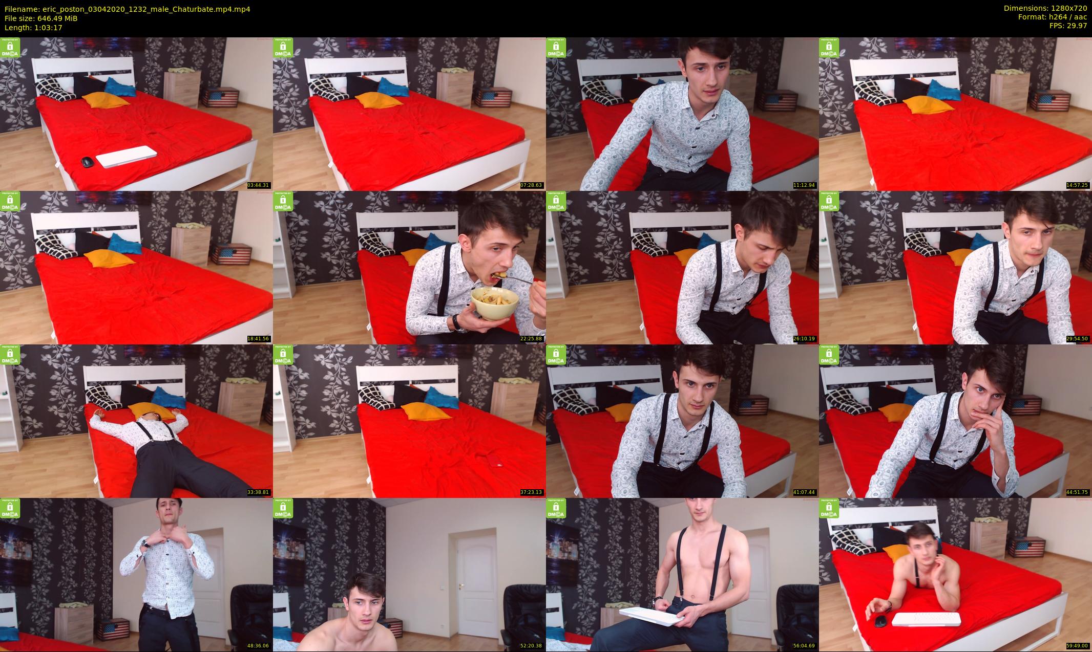 eric_poston — 64 minute Chaturbate male cam show recording, 720p, Apr 3, 2020
