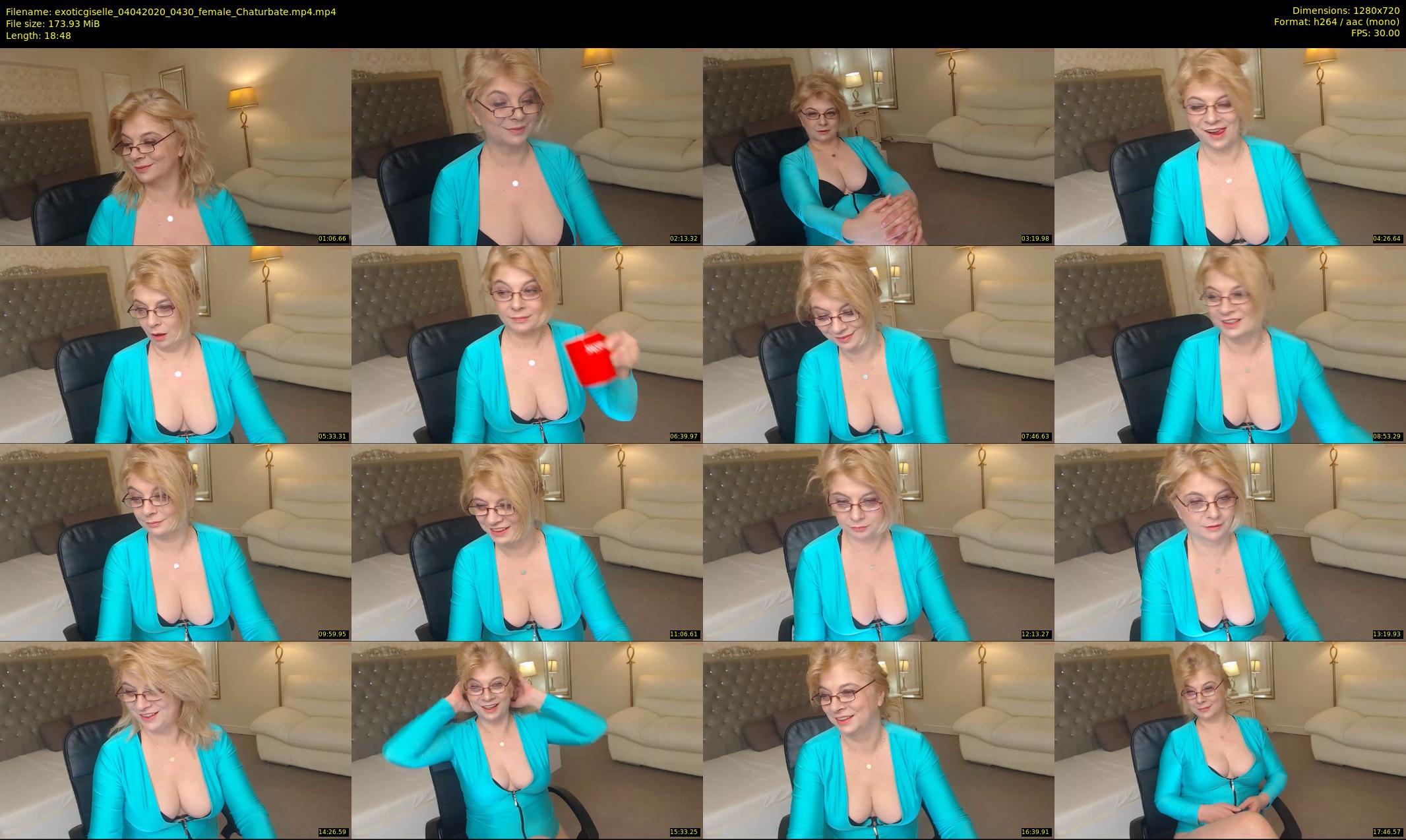 exoticgiselle — 19 minute Chaturbate female cam show recording, 720p, Apr 4, 2020