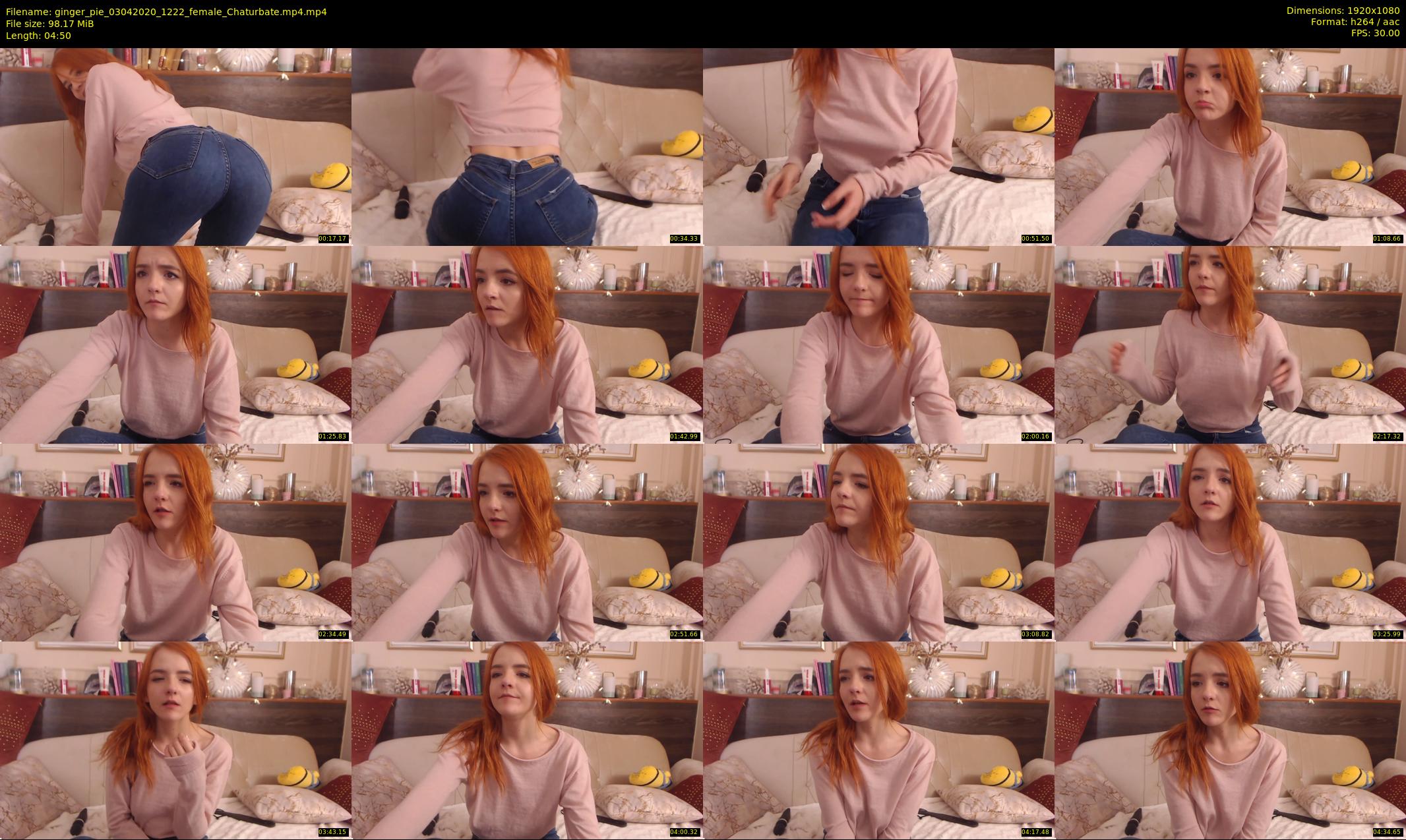 ginger_pie — 5 minute Chaturbate female cam show recording, 1080p, Apr 3, 2020