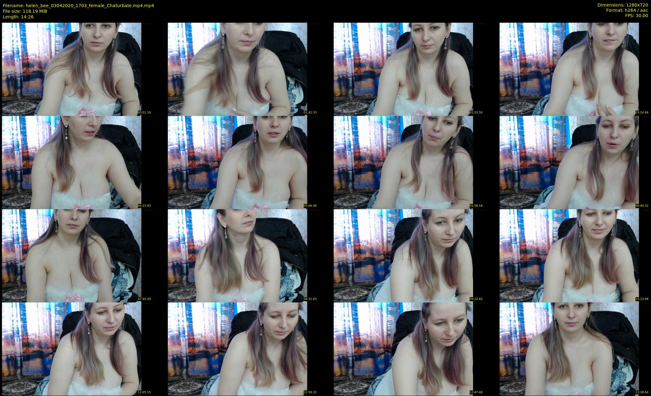 helen_bee — 15 minute Chaturbate female cam show recording, 720p, Apr 3, 2020
