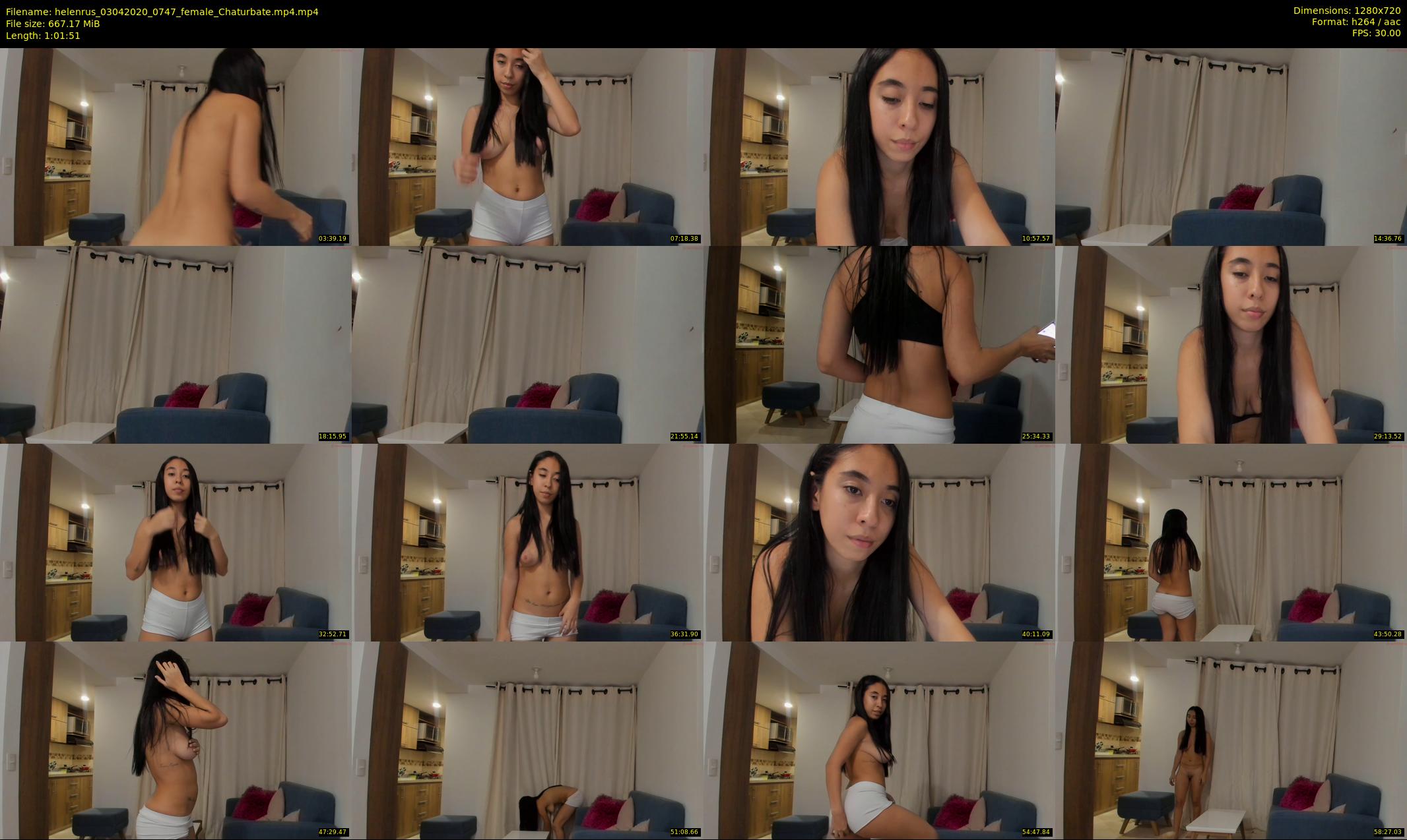 helenrus — 62 minute Chaturbate female cam show recording, 720p, Apr 3, 2020