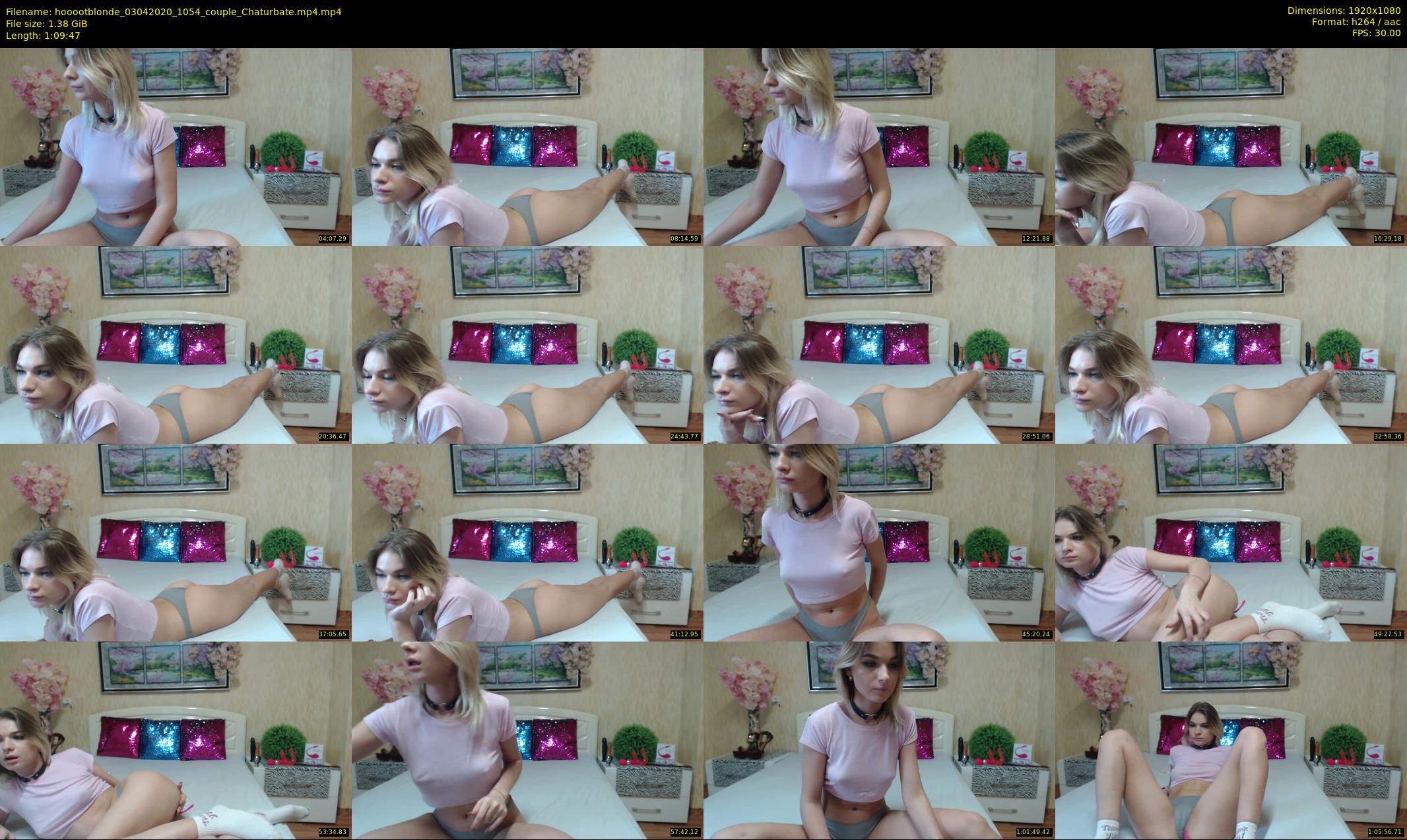 hooootblonde — 70 minute Chaturbate female cam show recording, 1080p, Apr 3, 2020