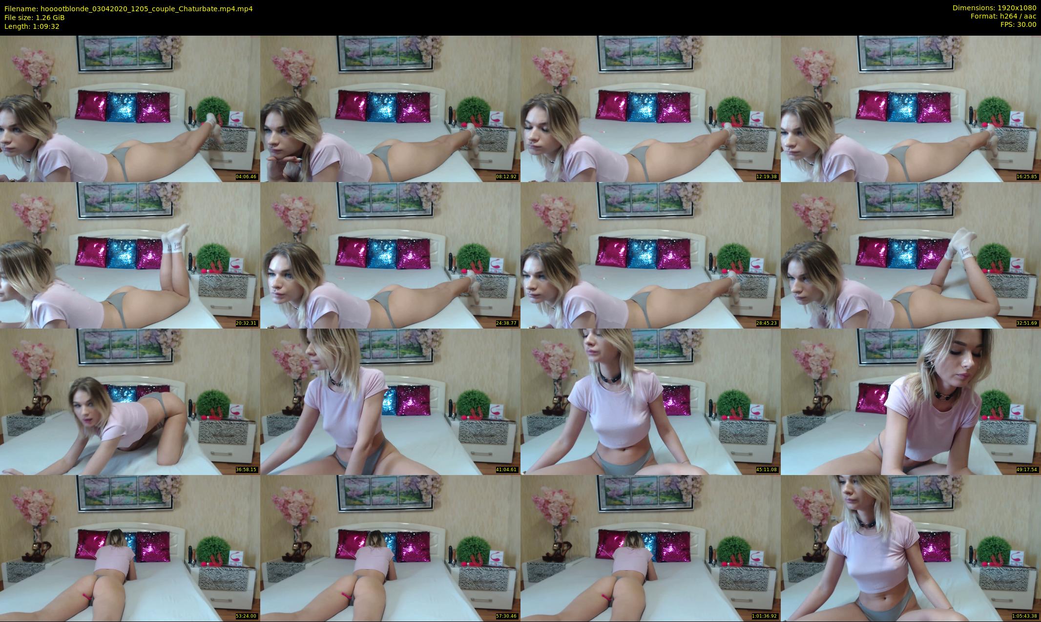 hooootblonde — 70 minute Chaturbate female cam show recording, 1080p, Apr 3, 2020