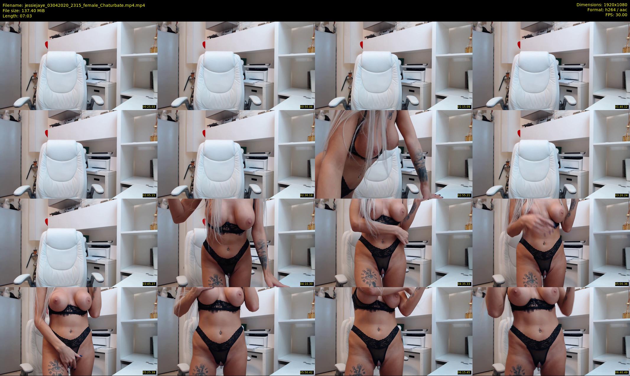 jessiejaye — 8 minute Chaturbate female cam show recording, 1080p, Apr 3, 2020