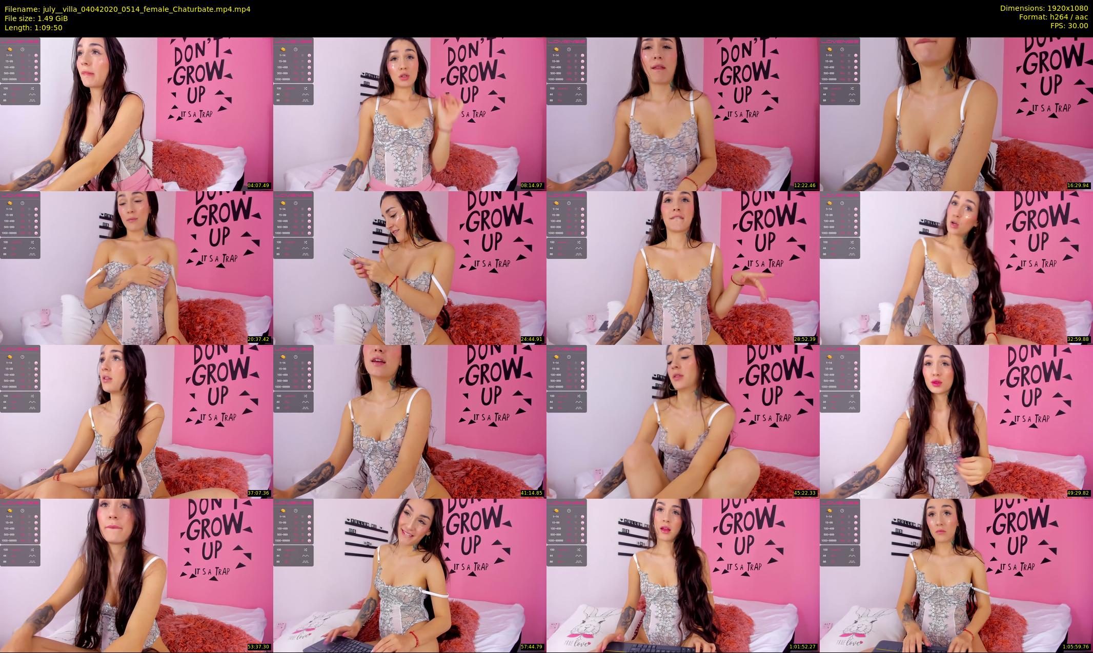 july__villa — 70 minute Chaturbate female cam show recording, 1080p, Apr 4, 2020