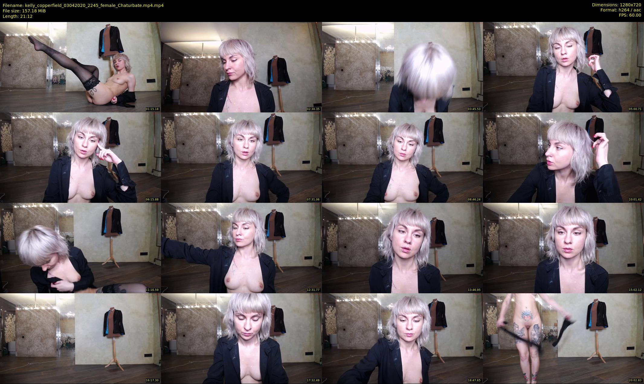 kelly_copperfield — 22 minute Chaturbate female cam show recording, 720p, Apr 3, 2020