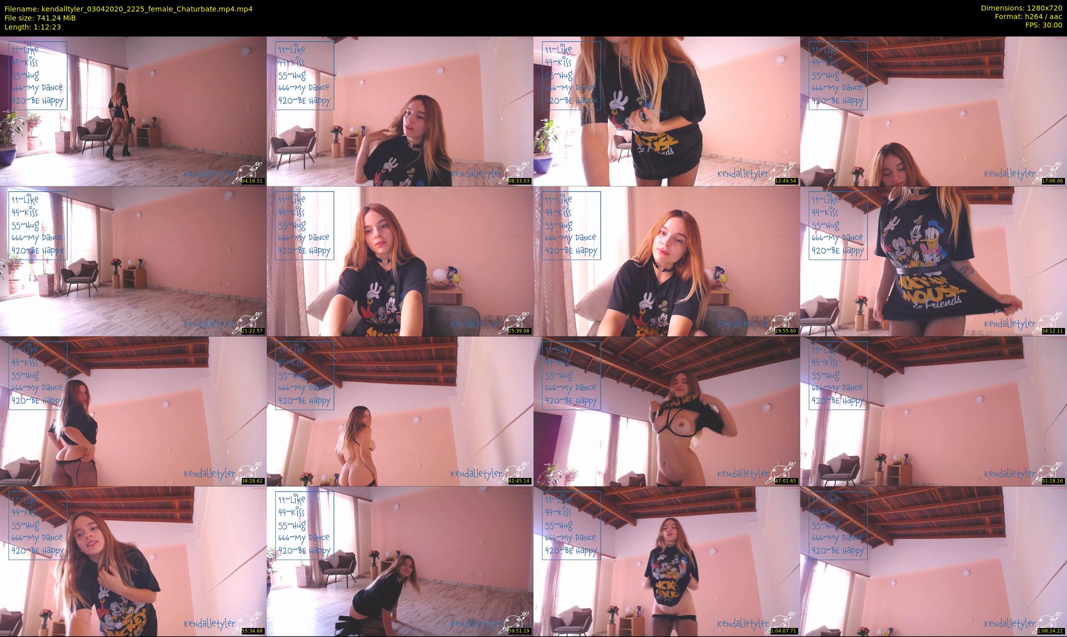 kendalltyler — 73 minute Chaturbate female cam show recording, 720p, Apr 3, 2020