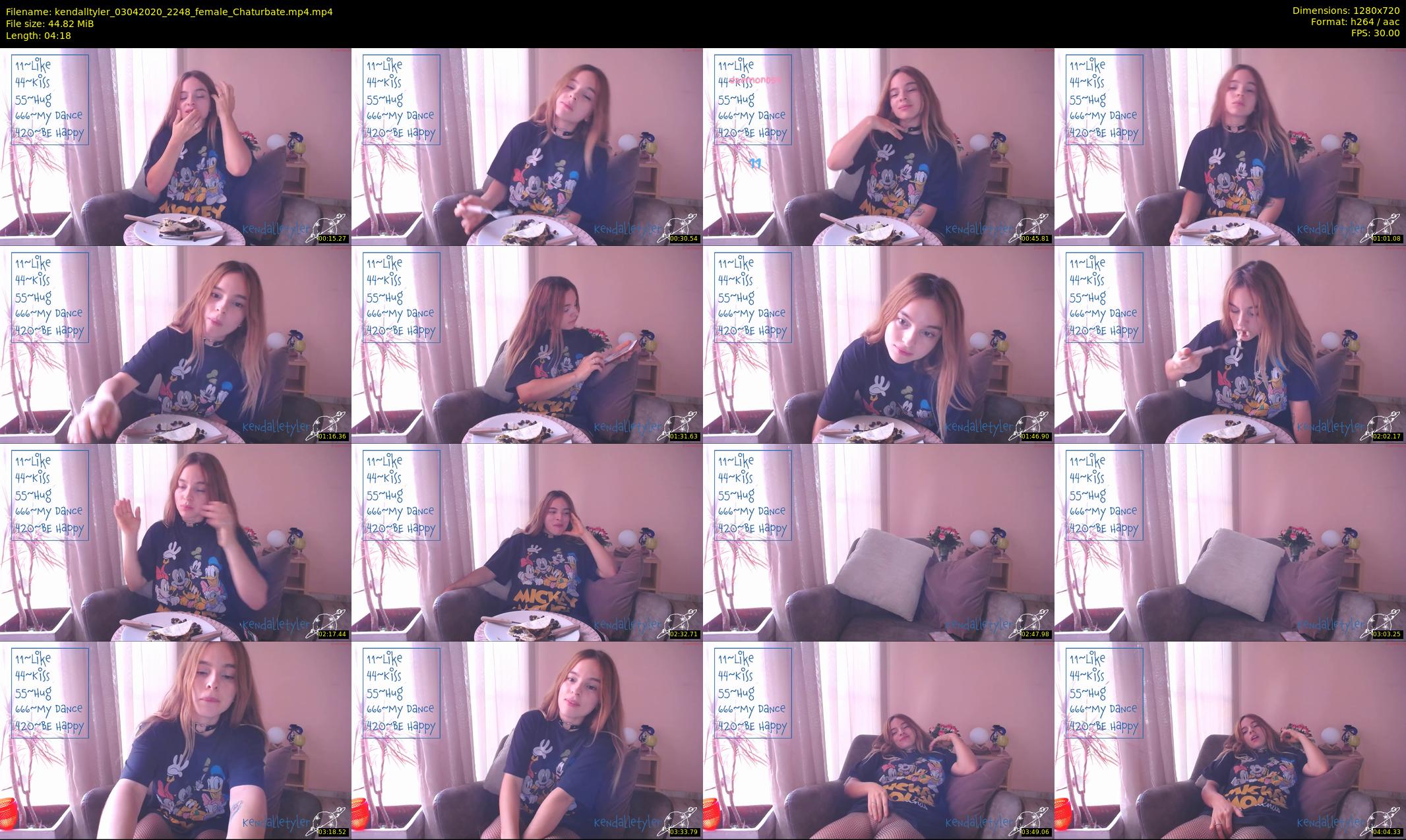 kendalltyler — 5 minute Chaturbate female cam show recording, 720p, Apr 3, 2020