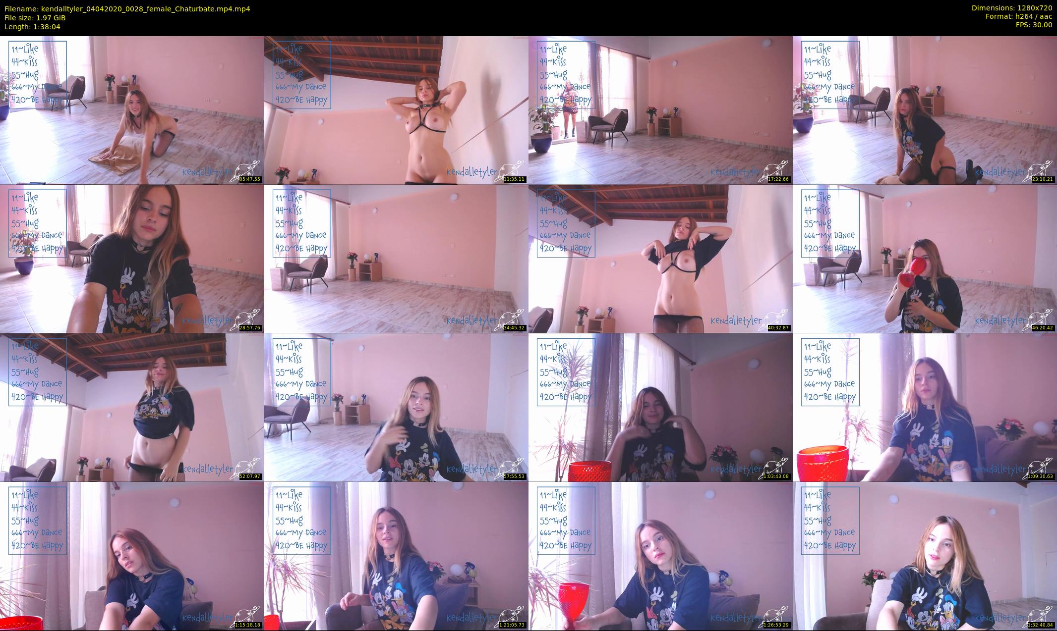 kendalltyler — 99 minute Chaturbate female cam show recording, 720p, Apr 4, 2020