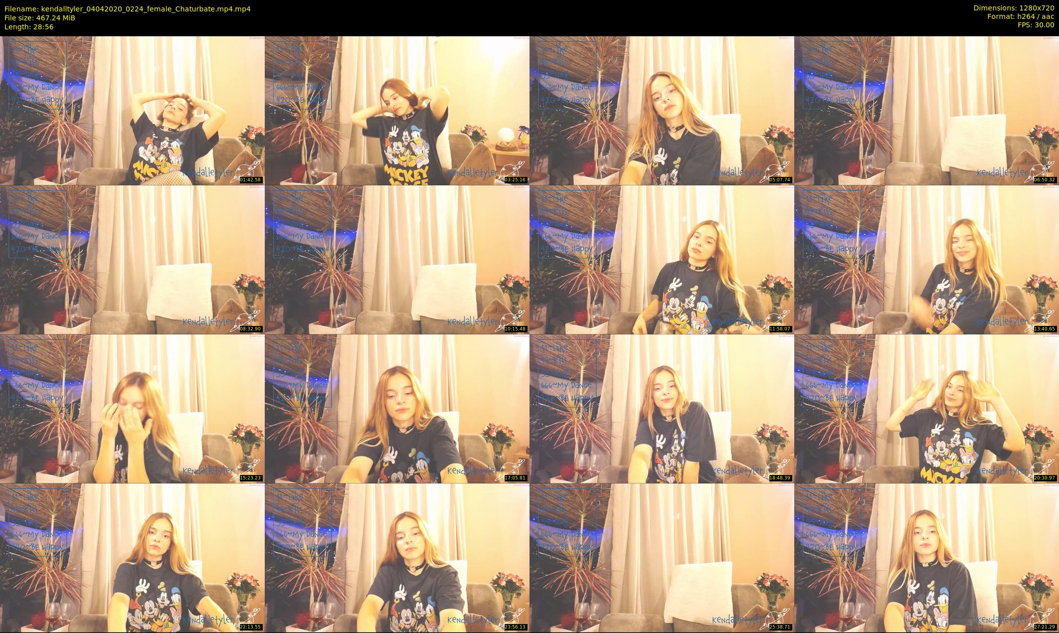 kendalltyler — 29 minute Chaturbate female cam show recording, 720p, Apr 4, 2020