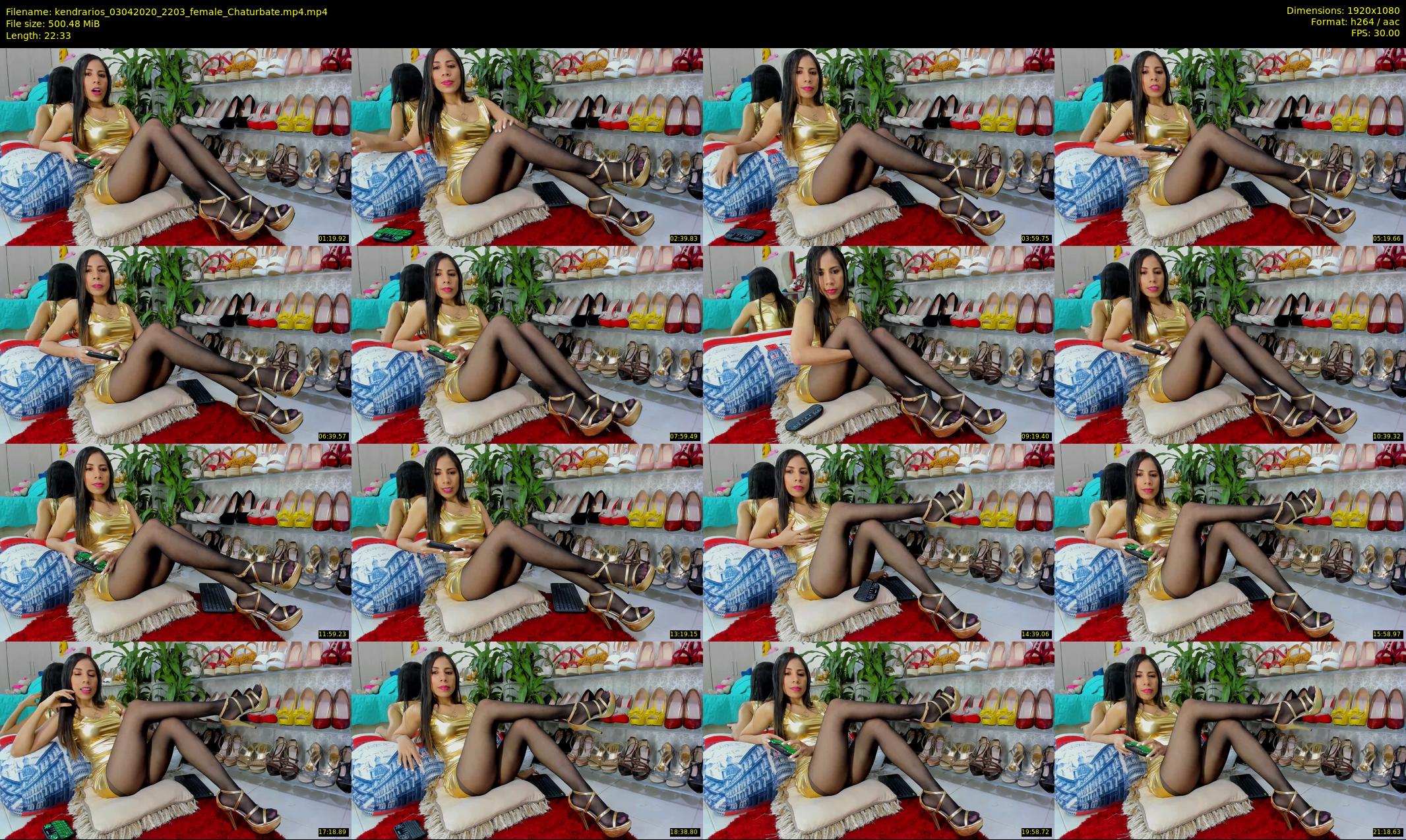 kendrarios — 23 minute Chaturbate female cam show recording, 1080p, Apr 3, 2020