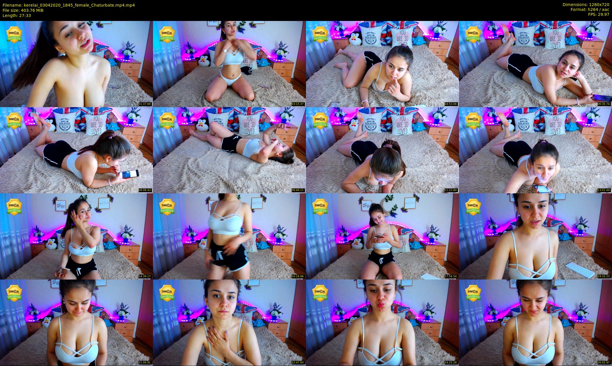 kerelai — 28 minute Chaturbate female cam show recording, 720p, Apr 3, 2020