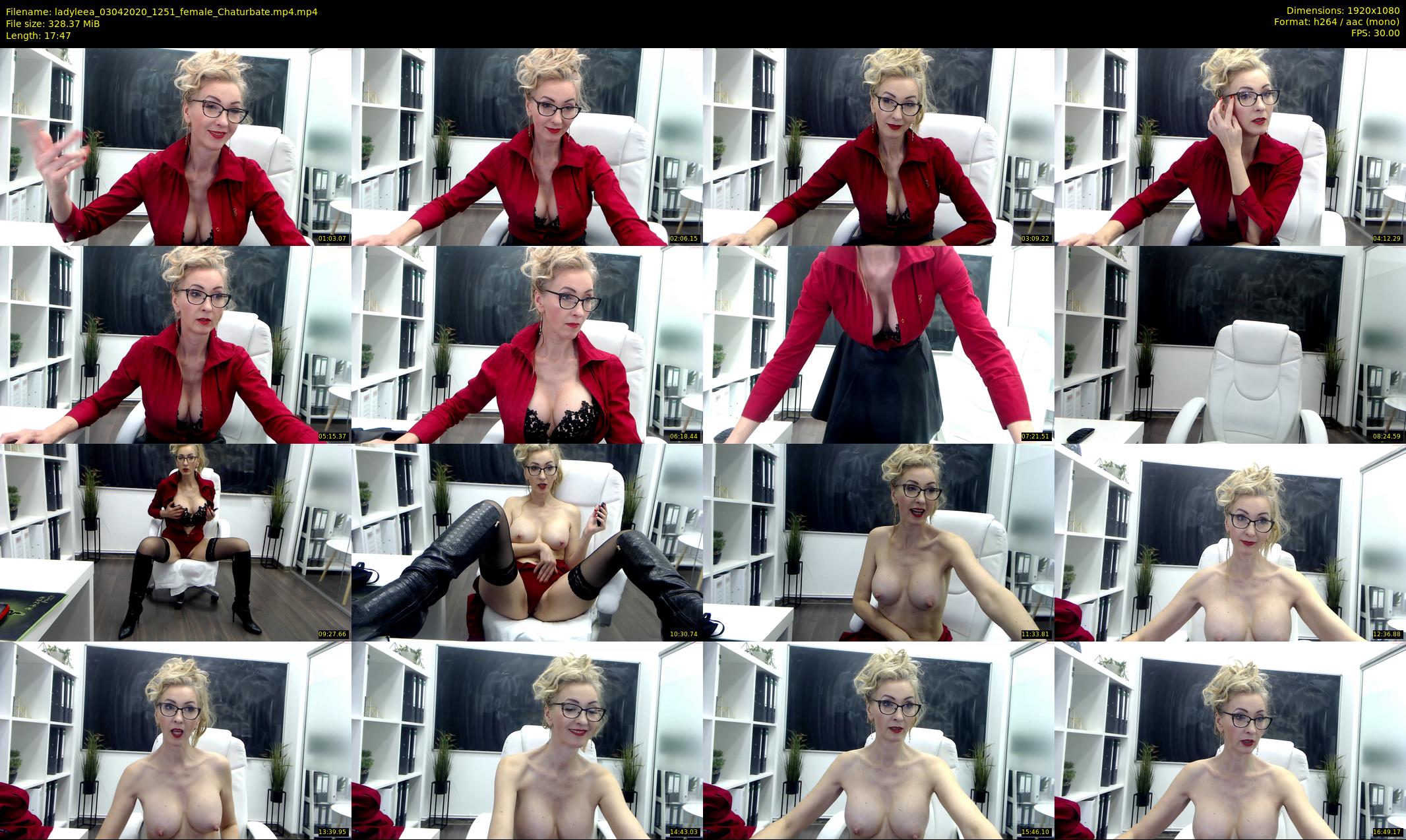 ladyleea — 18 minute Chaturbate female cam show recording, 1080p, Apr 3, 2020