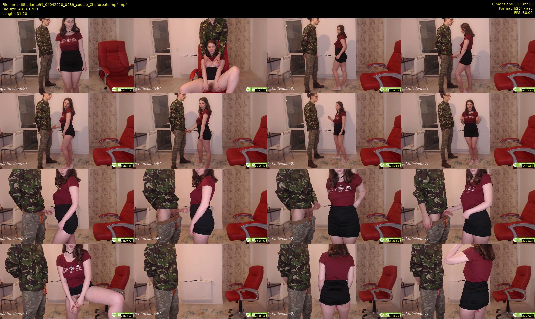 littledante91 — 32 minute Chaturbate couple cam show recording, 720p, Apr 4, 2020