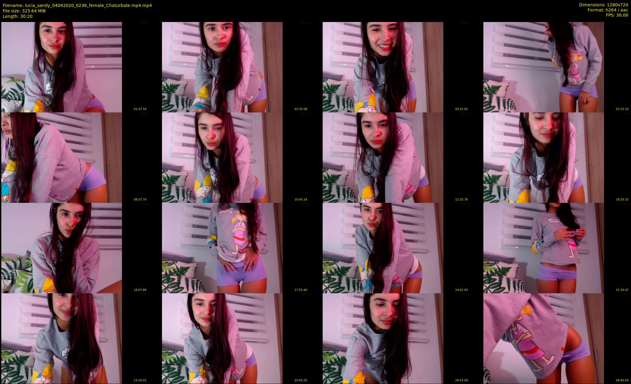 lucia_sandy — 31 minute Chaturbate female cam show recording, 720p, Apr 4, 2020