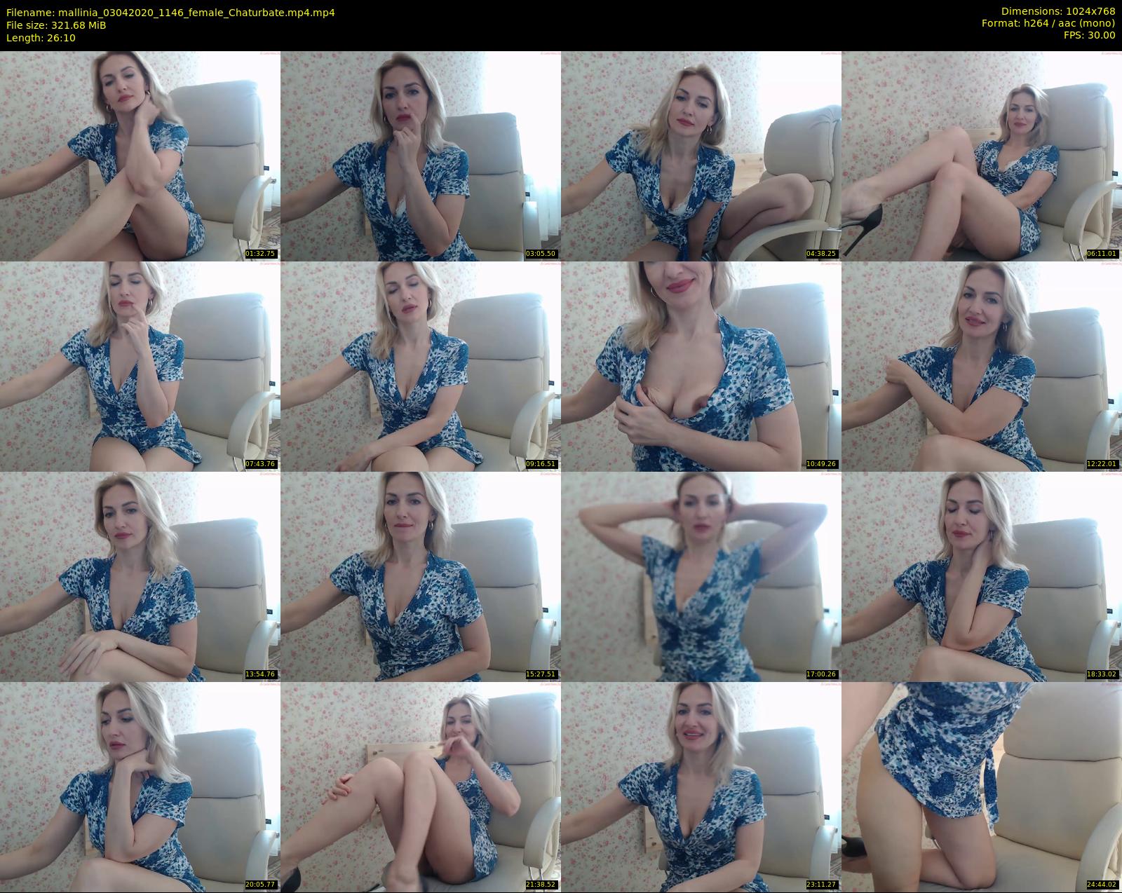 mallinia — 27 minute Chaturbate female cam show recording, 720p, Apr 3, 2020