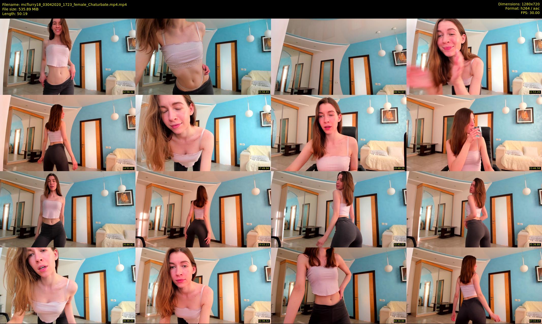 mcflurry18 — 51 minute Chaturbate female cam show recording, 720p, Apr 3, 2020