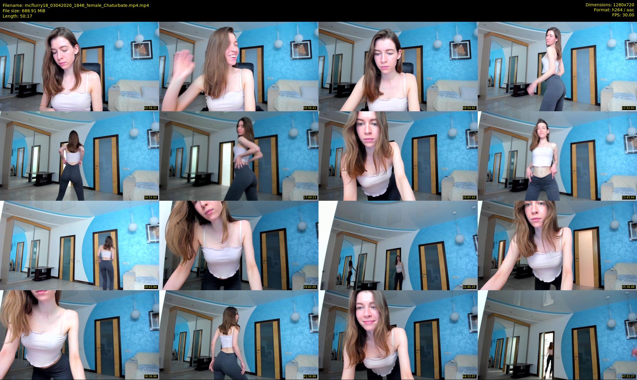 mcflurry18 — 51 minute Chaturbate female cam show recording, 720p, Apr 3, 2020