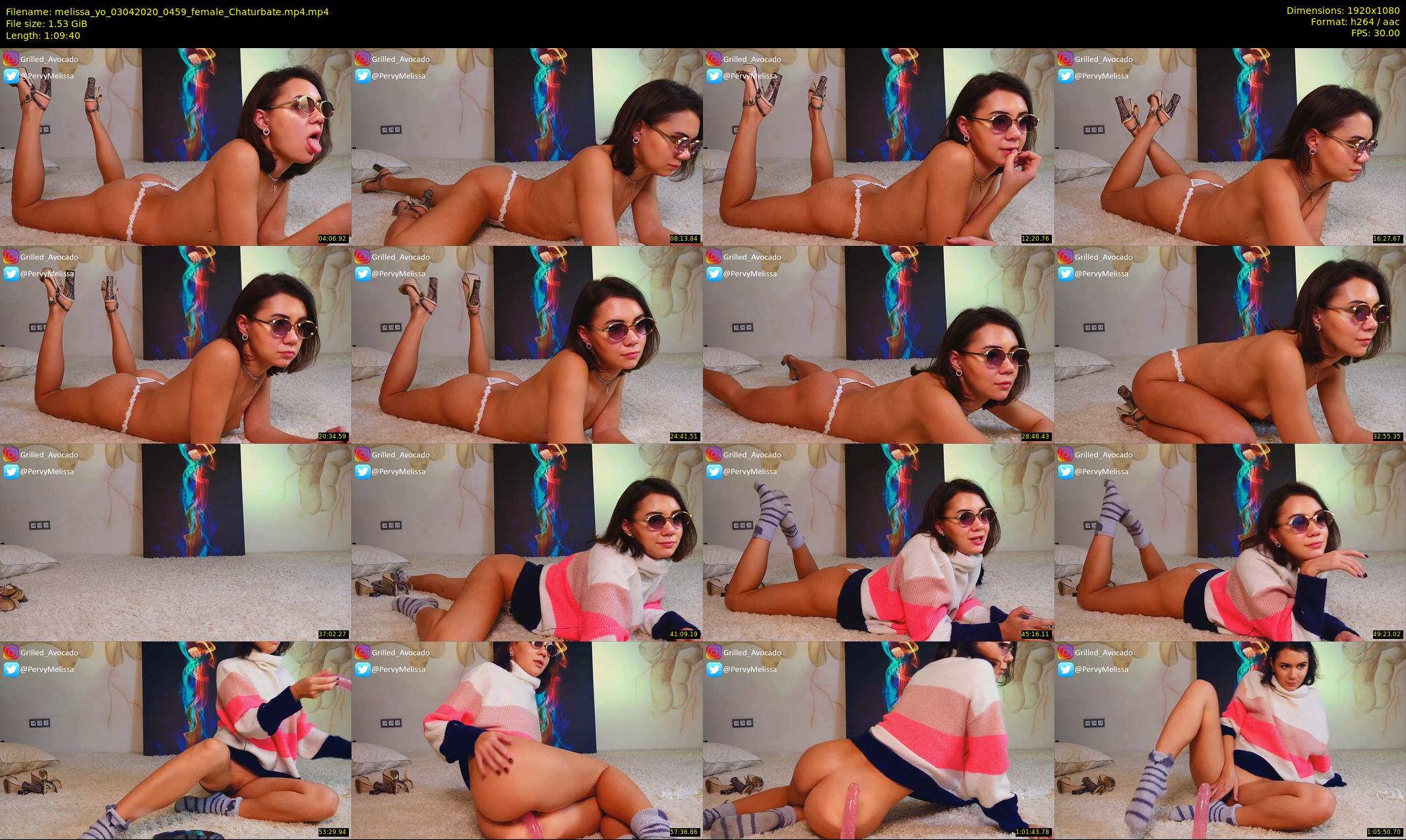 melissa_yo — 70 minute Chaturbate female cam show recording, 1080p, Apr 3, 2020