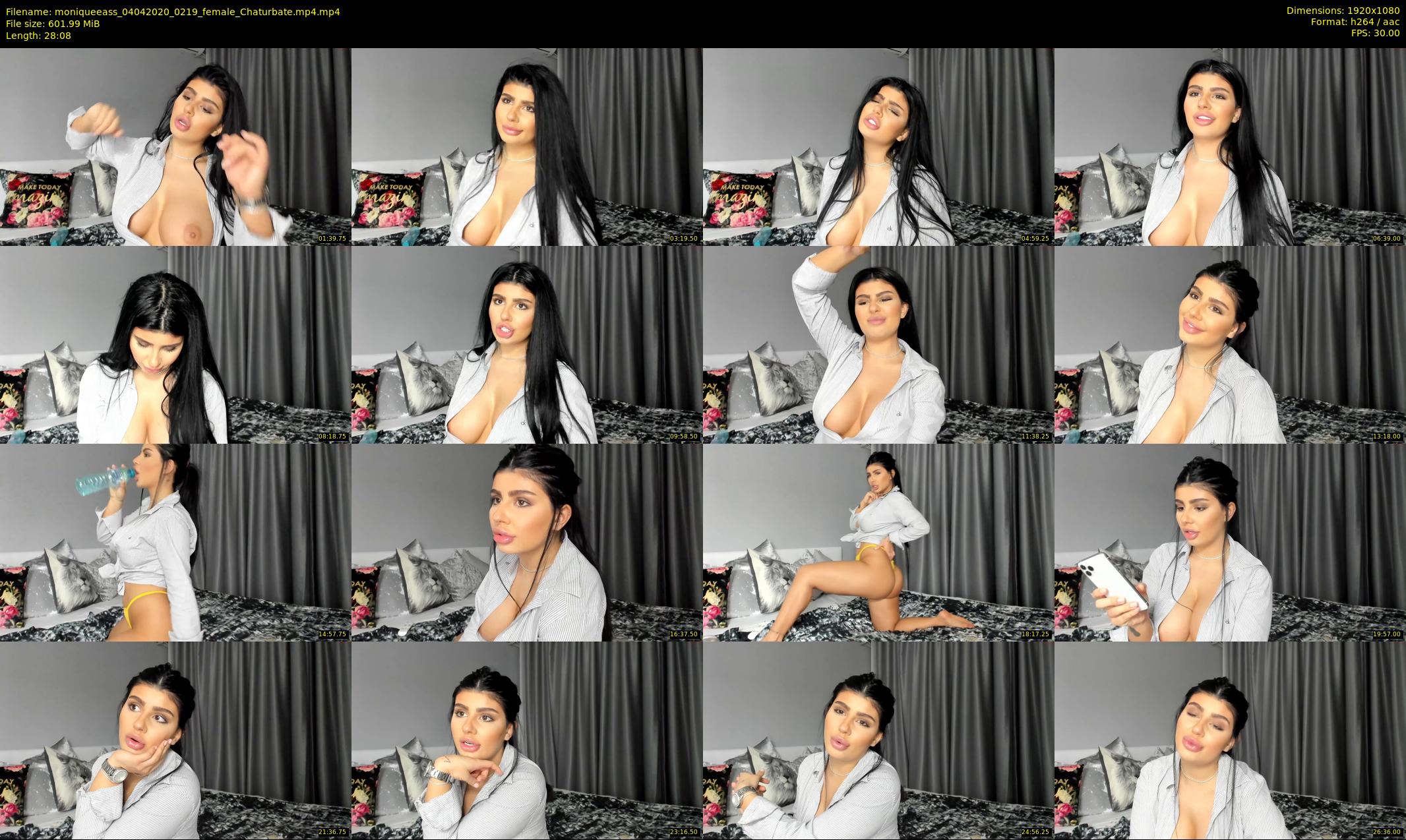 moniqueeass — 29 minute Chaturbate female cam show recording, 1080p, Apr 4, 2020
