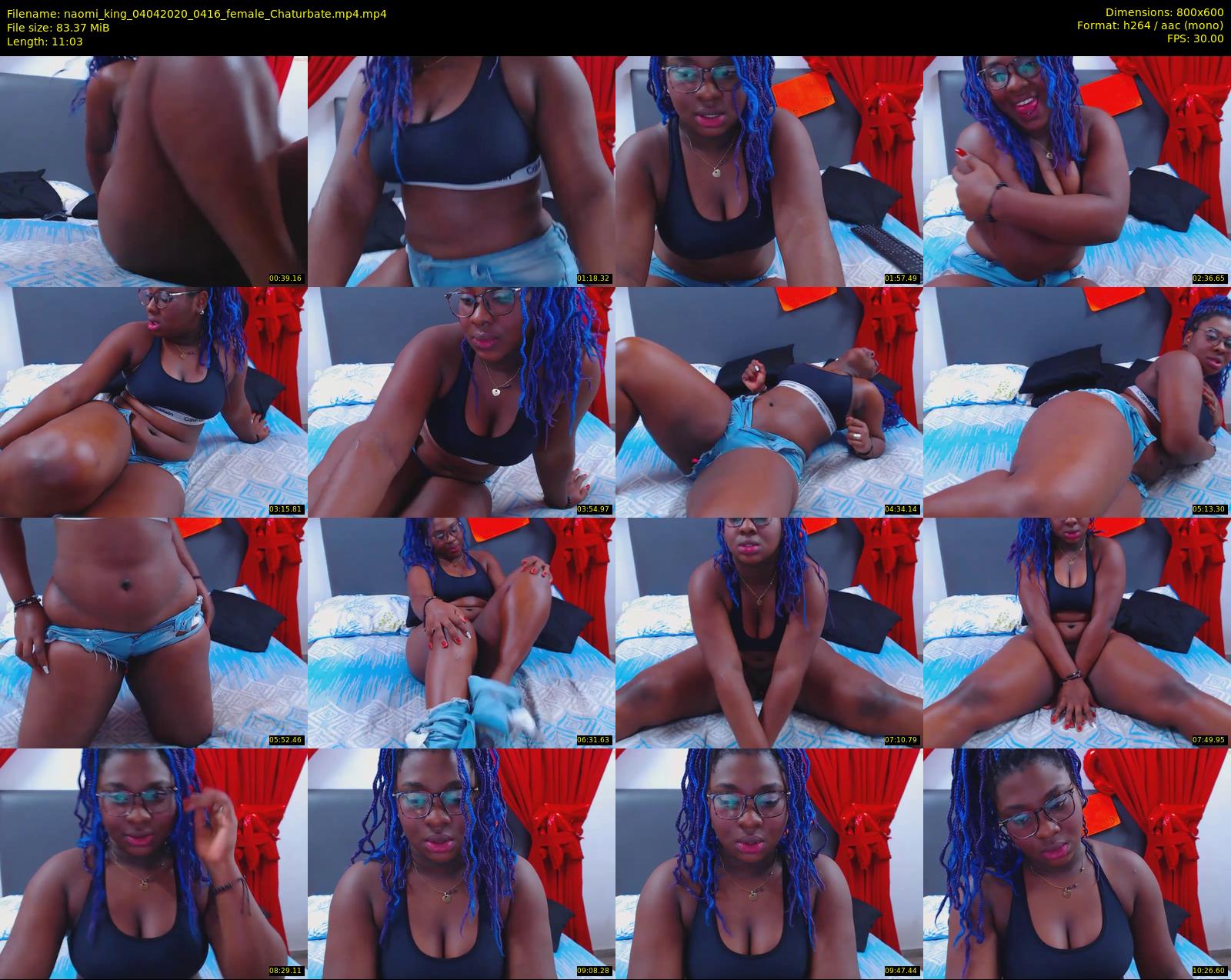 naomi_king — 12 minute Chaturbate female cam show recording, 480p, Apr 4, 2020