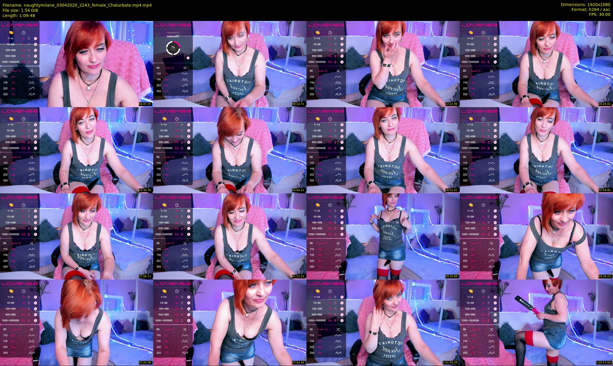 naughtymilane — 70 minute Chaturbate female cam show recording, 1080p, Apr 3, 2020