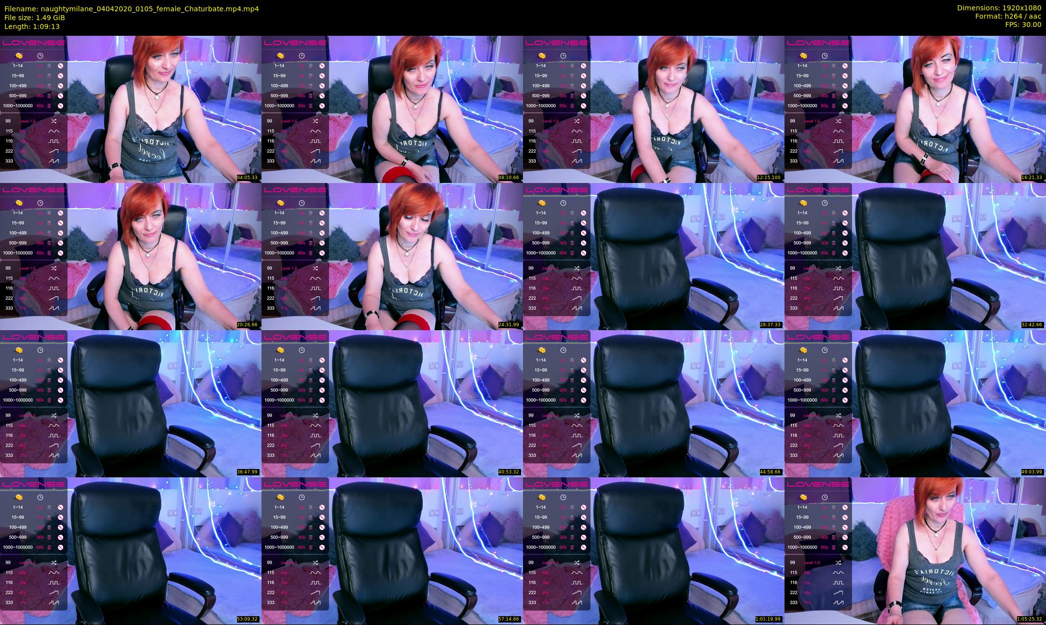 naughtymilane — 70 minute Chaturbate female cam show recording, 1080p, Apr 4, 2020