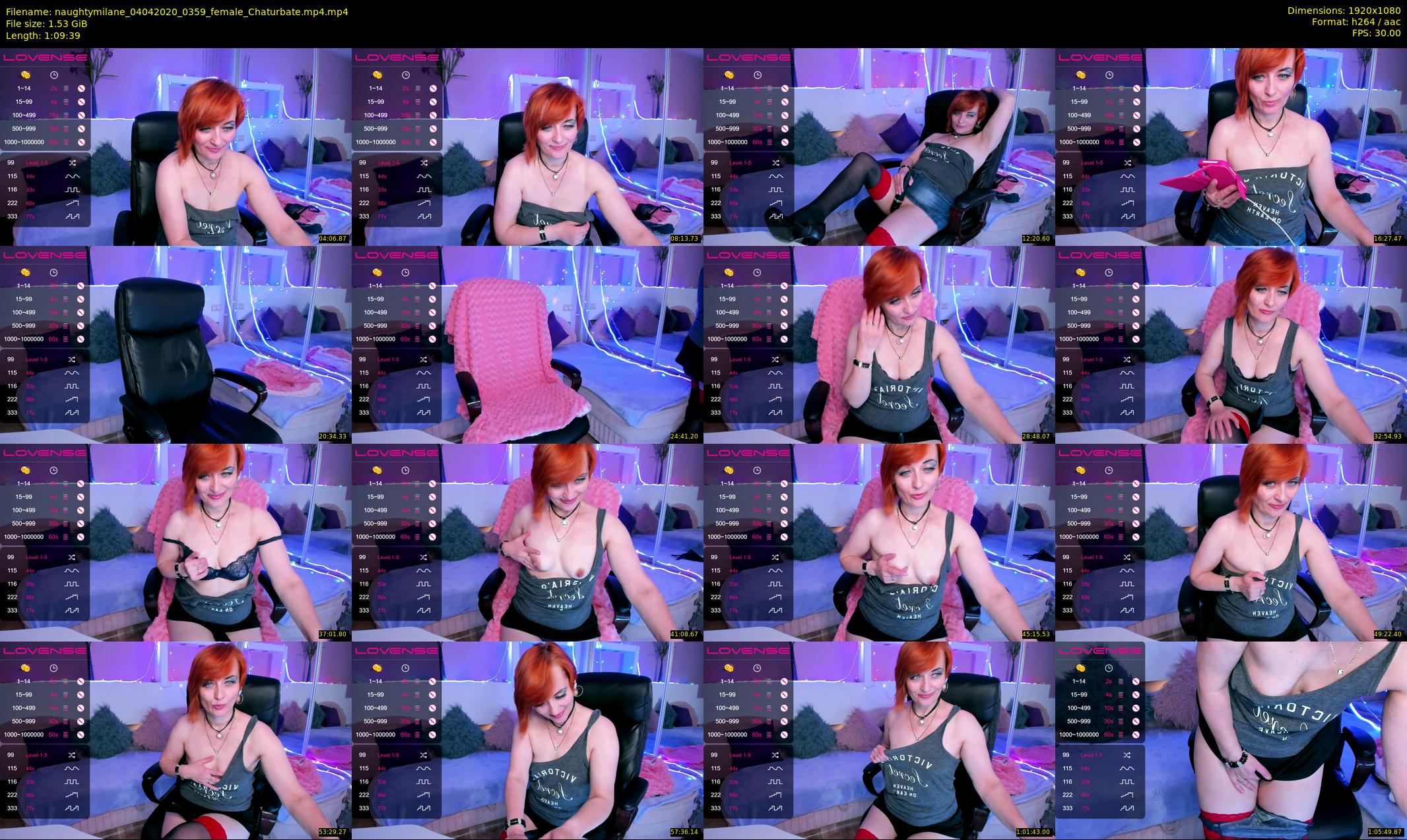 naughtymilane — 70 minute Chaturbate female cam show recording, 1080p, Apr 4, 2020