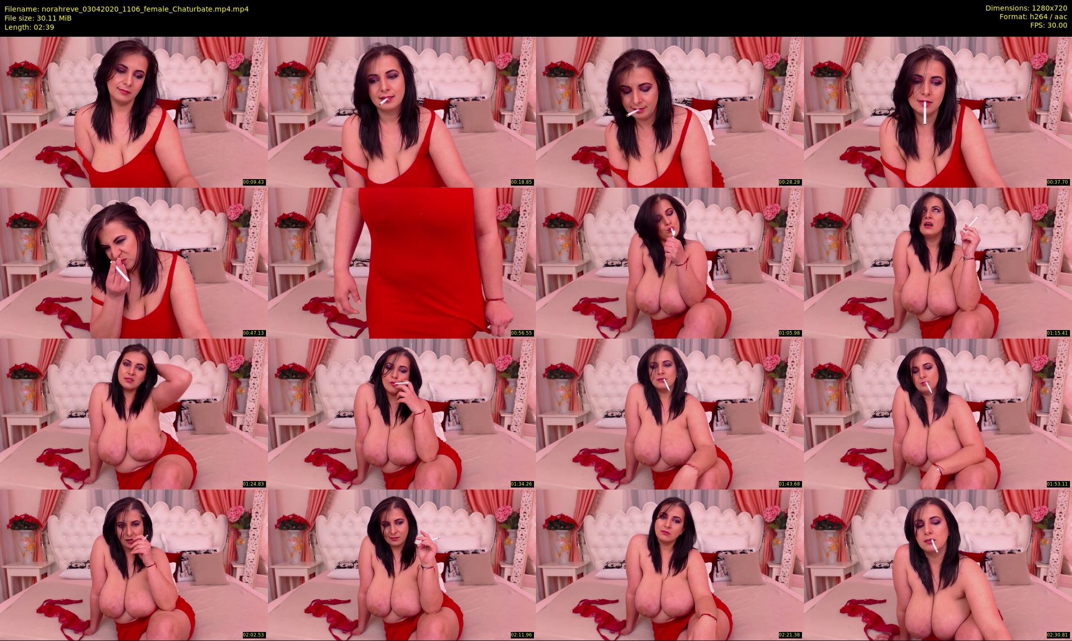 norahreve — 3 minute Chaturbate female cam show recording, 720p, Apr 3, 2020