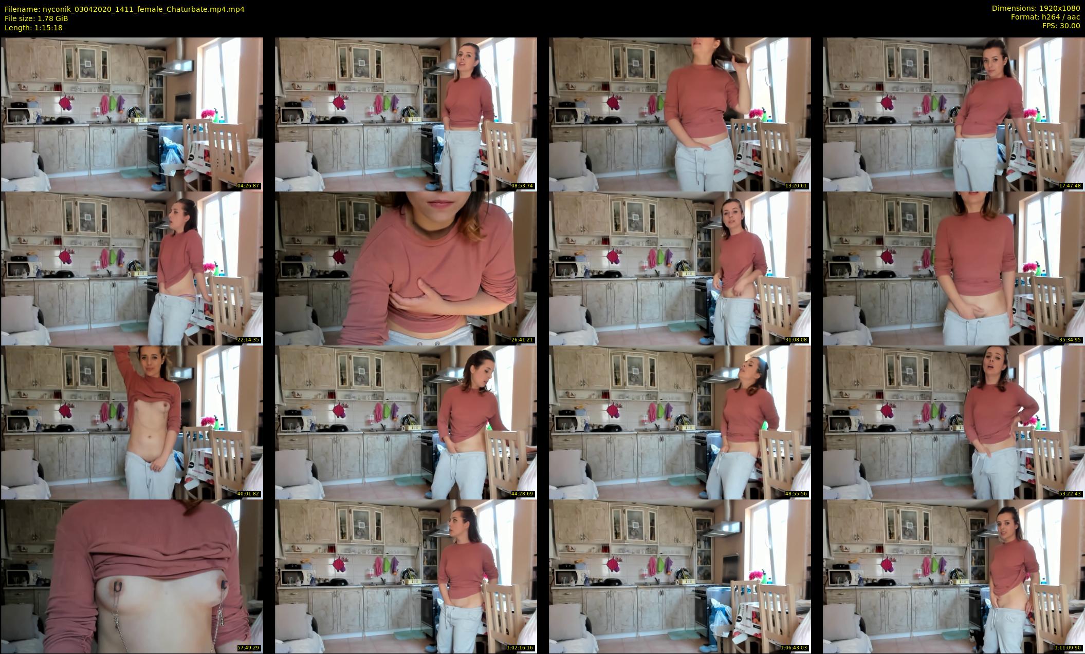 nyconik — 76 minute Chaturbate female cam show recording, 1080p, Apr 3, 2020
