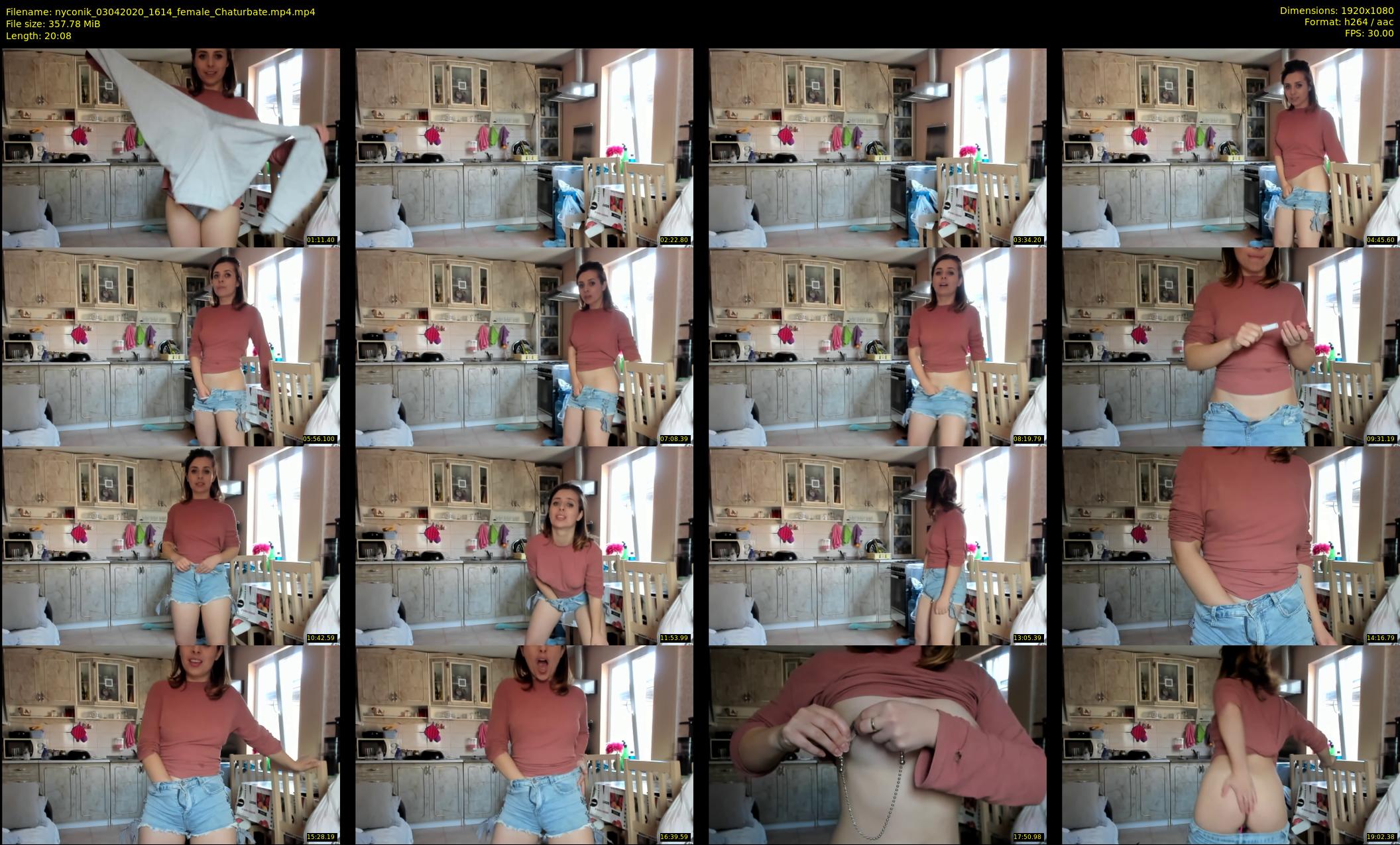 nyconik — 21 minute Chaturbate female cam show recording, 1080p, Apr 3, 2020