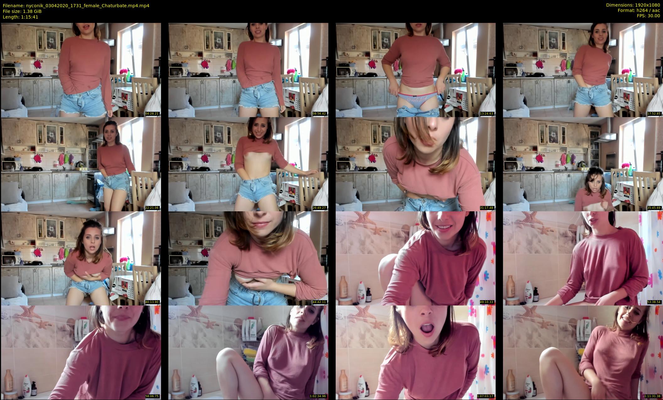 nyconik — 76 minute Chaturbate female cam show recording, 1080p, Apr 3, 2020