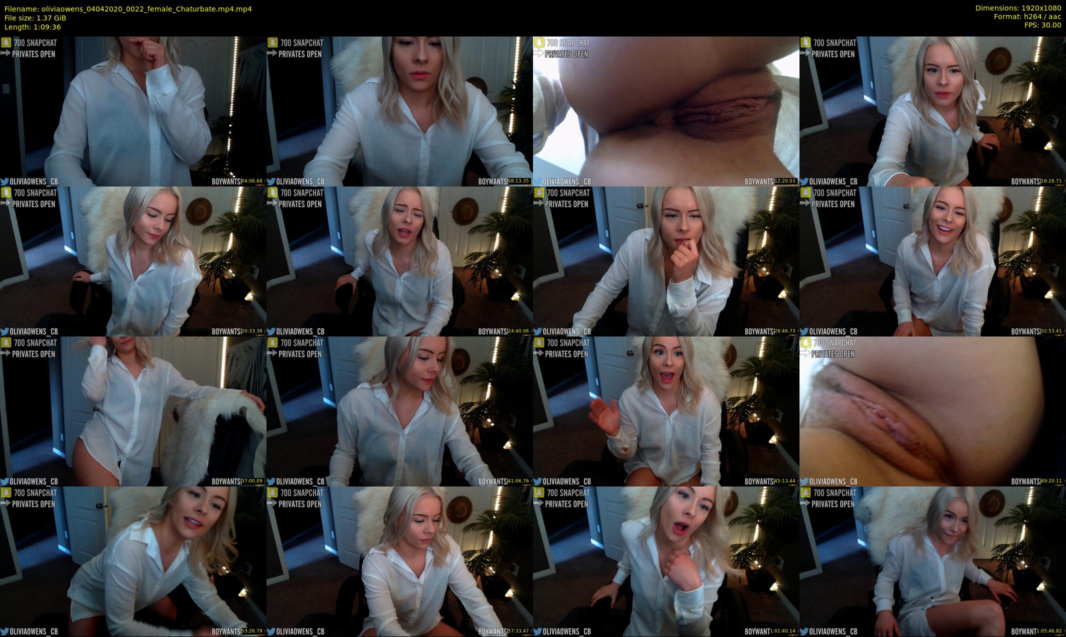 oliviaowens — 70 minute Chaturbate female cam show recording, 1080p, Apr 4, 2020