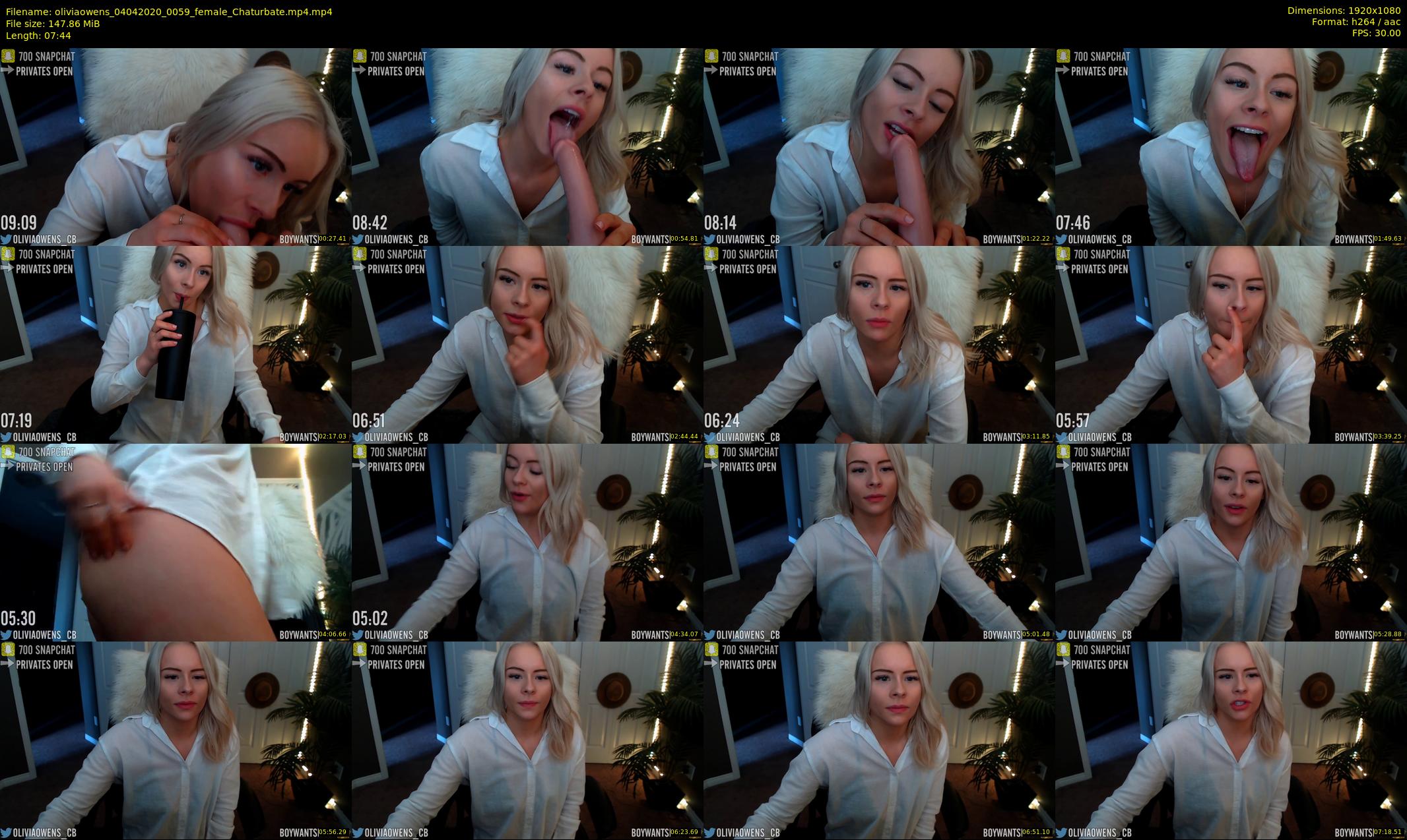 oliviaowens — 8 minute Chaturbate female cam show recording, 1080p, Apr 4, 2020