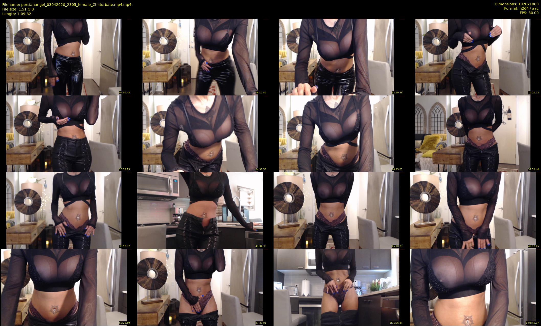 persianangel — 70 minute Chaturbate female cam show recording, 1080p, Apr 3, 2020