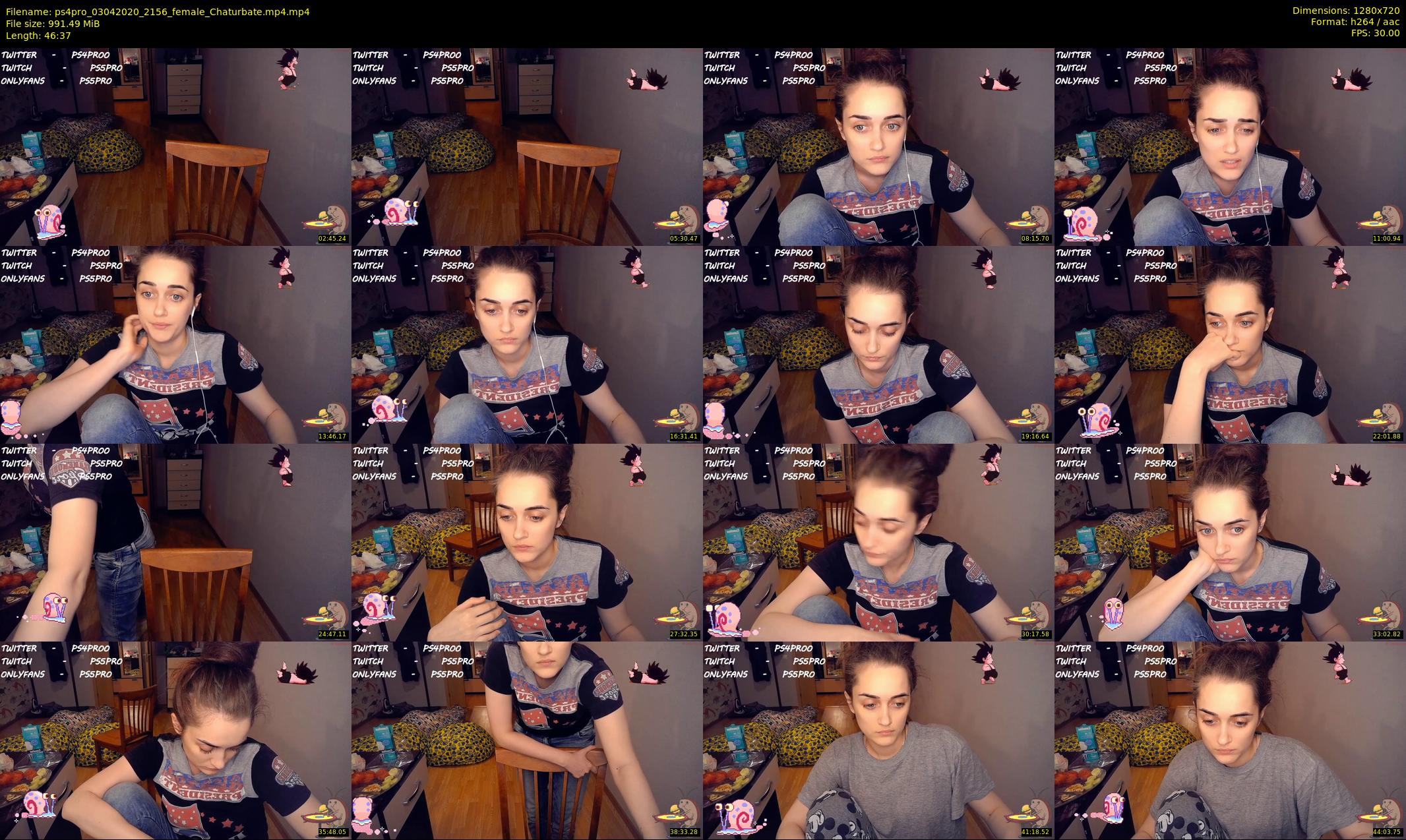 ps4pro — 47 minute Chaturbate female cam show recording, 720p, Apr 3, 2020