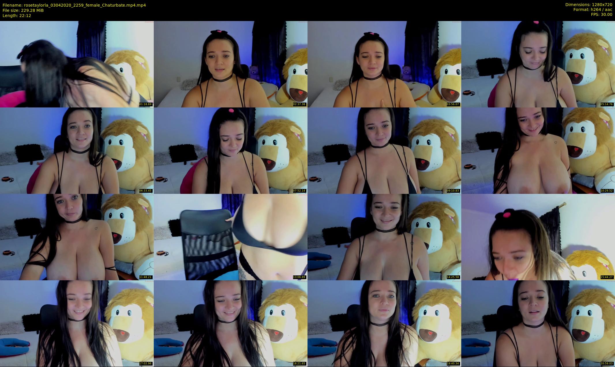 rosetaylorla — 23 minute Chaturbate female cam show recording, 720p, Apr 3, 2020