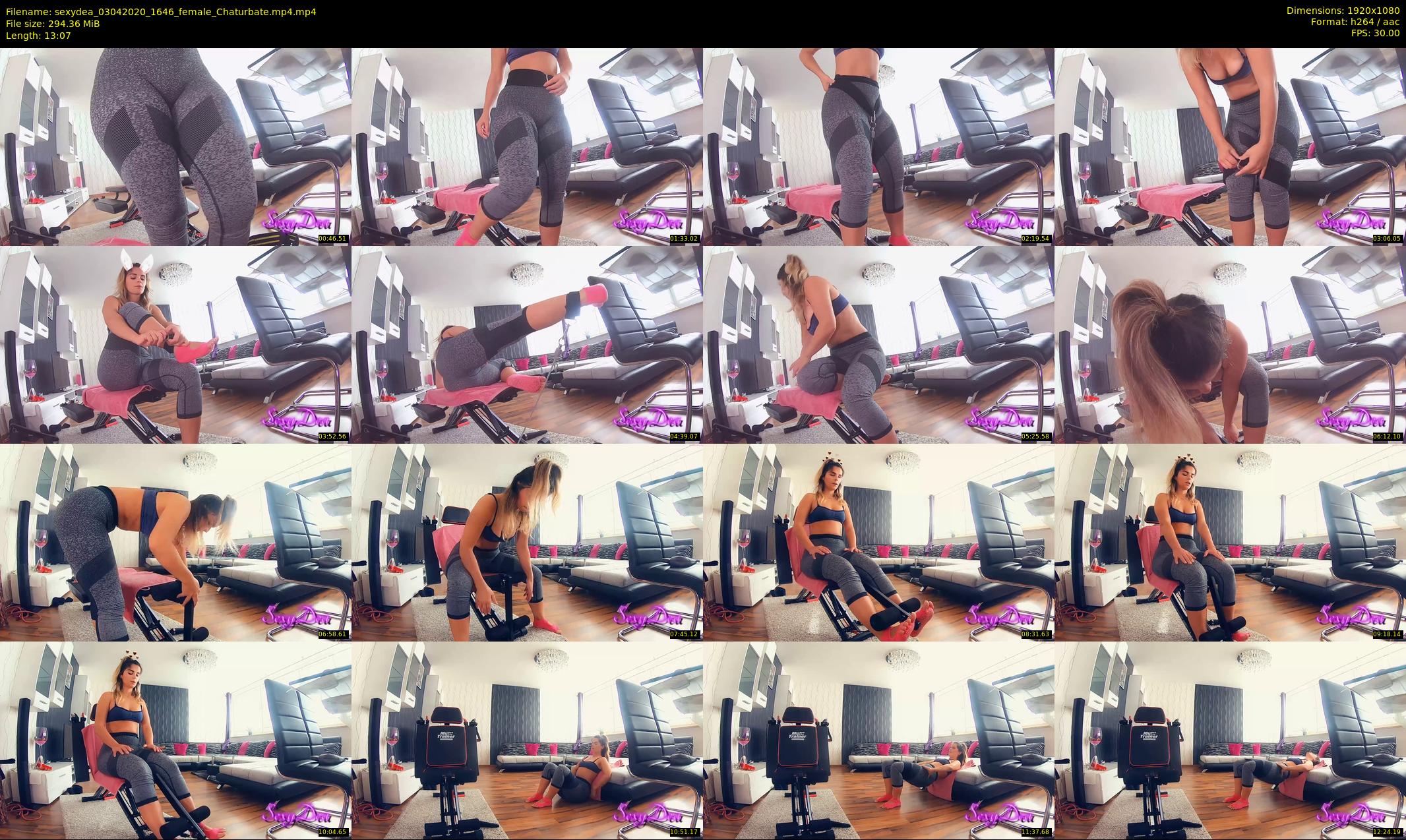 sexydea — 14 minute Chaturbate female cam show recording, 1080p, Apr 3, 2020