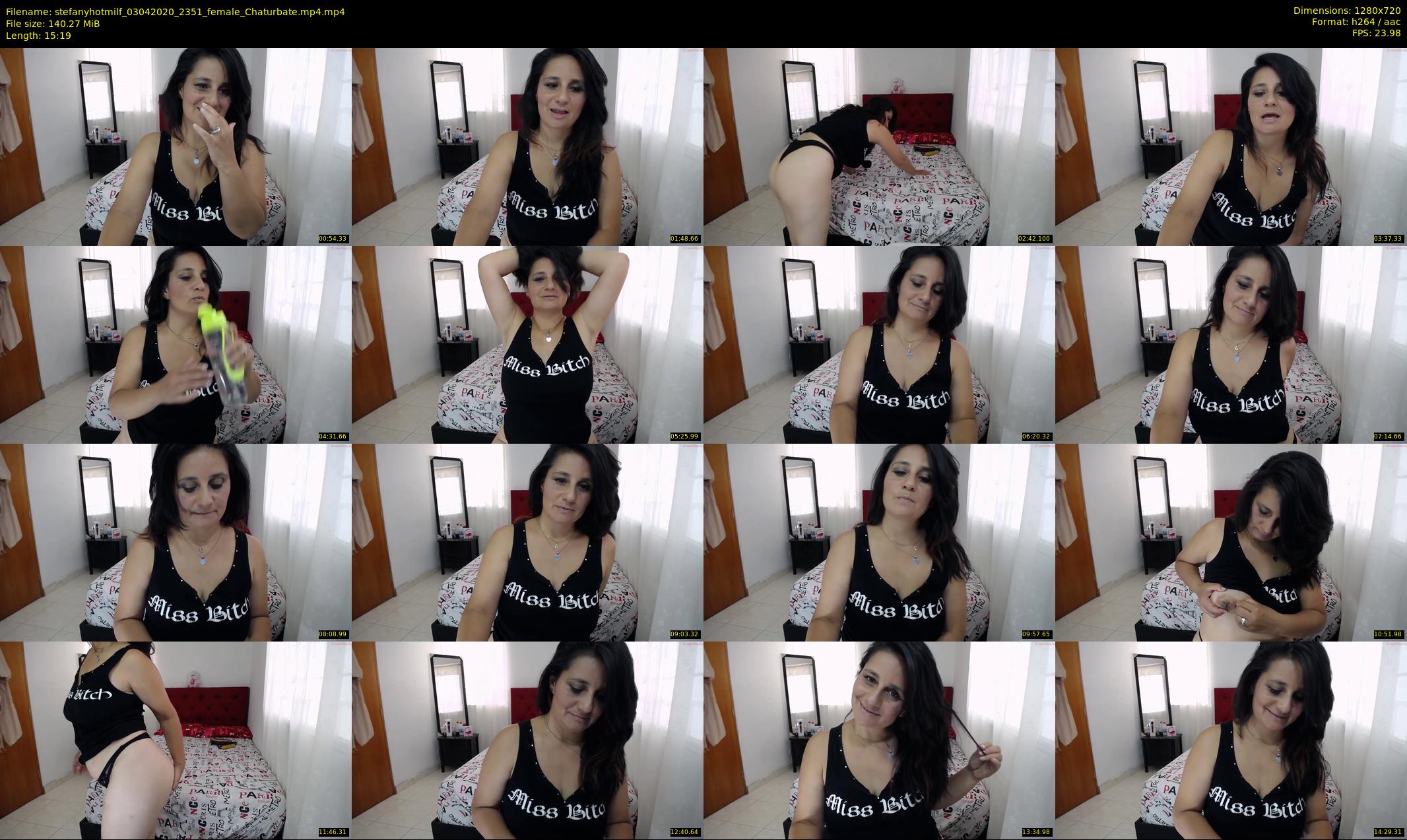 stefanyhotmilf — 16 minute Chaturbate female cam show recording, 720p, Apr 3, 2020
