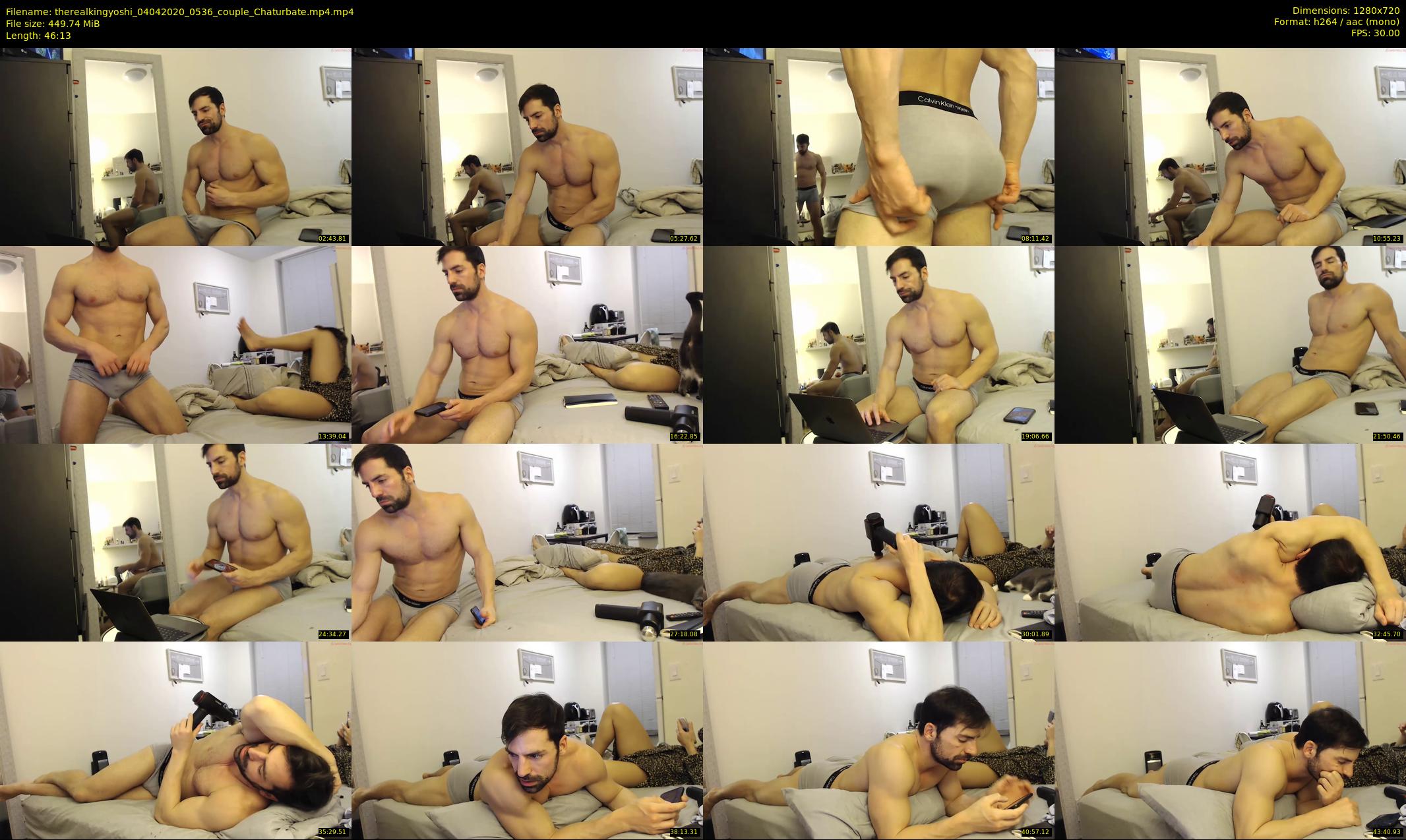 therealkingyoshi — 47 minute Chaturbate male cam show recording, 720p, Apr 4, 2020