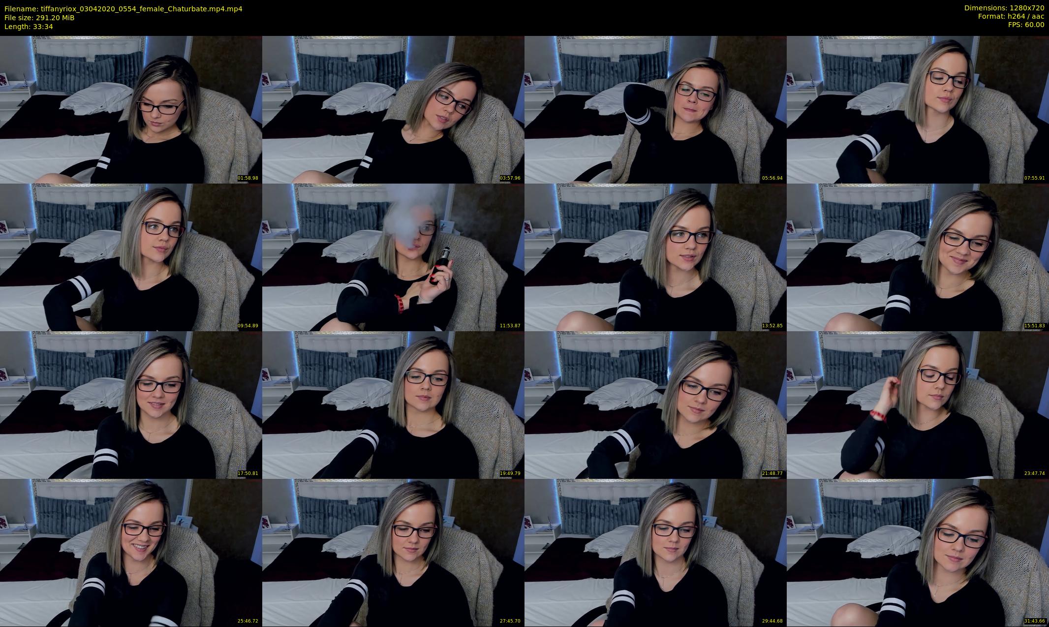 tiffanyriox — 34 minute Chaturbate female cam show recording, 720p, Apr 3, 2020