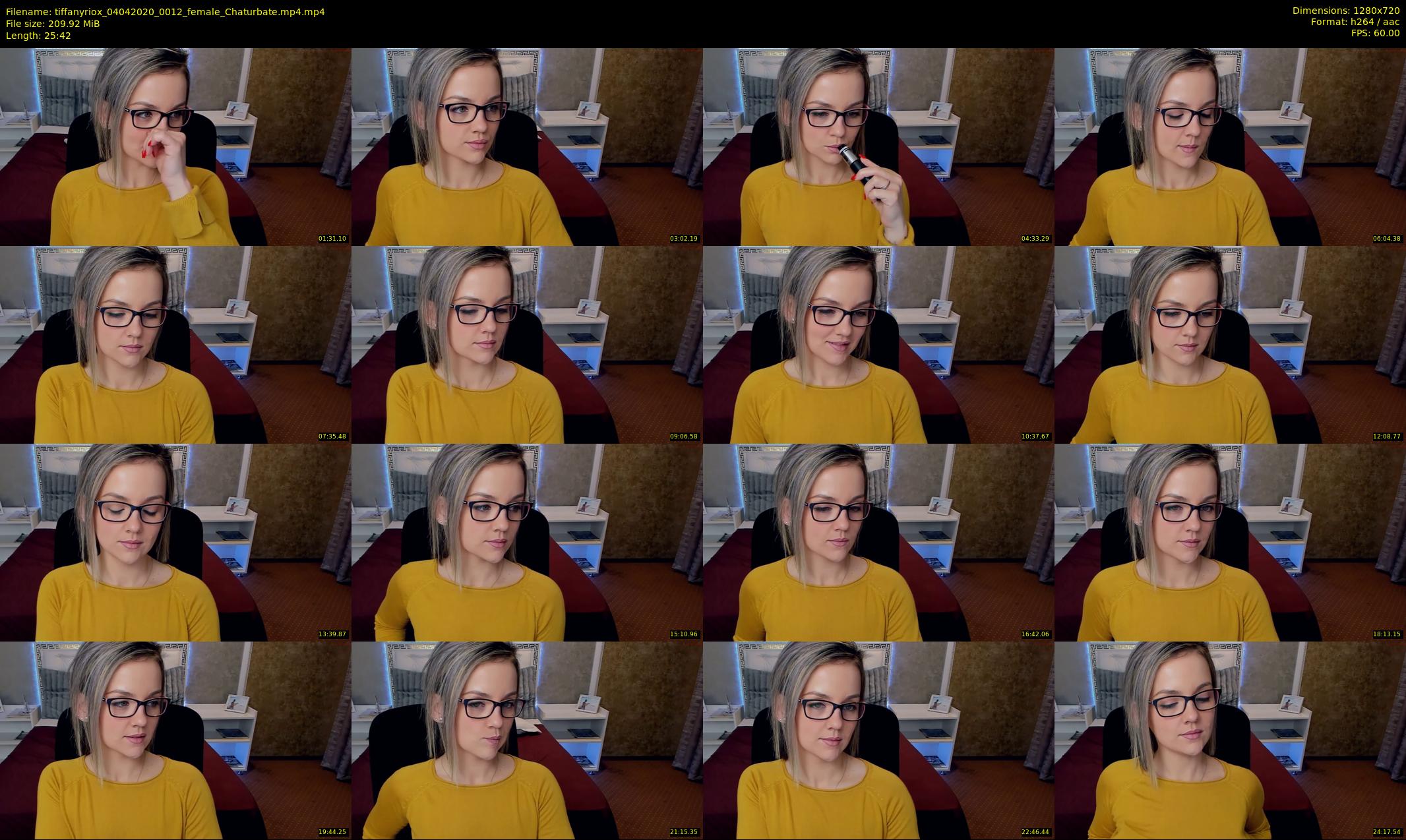 tiffanyriox — 26 minute Chaturbate female cam show recording, 720p, Apr 4, 2020