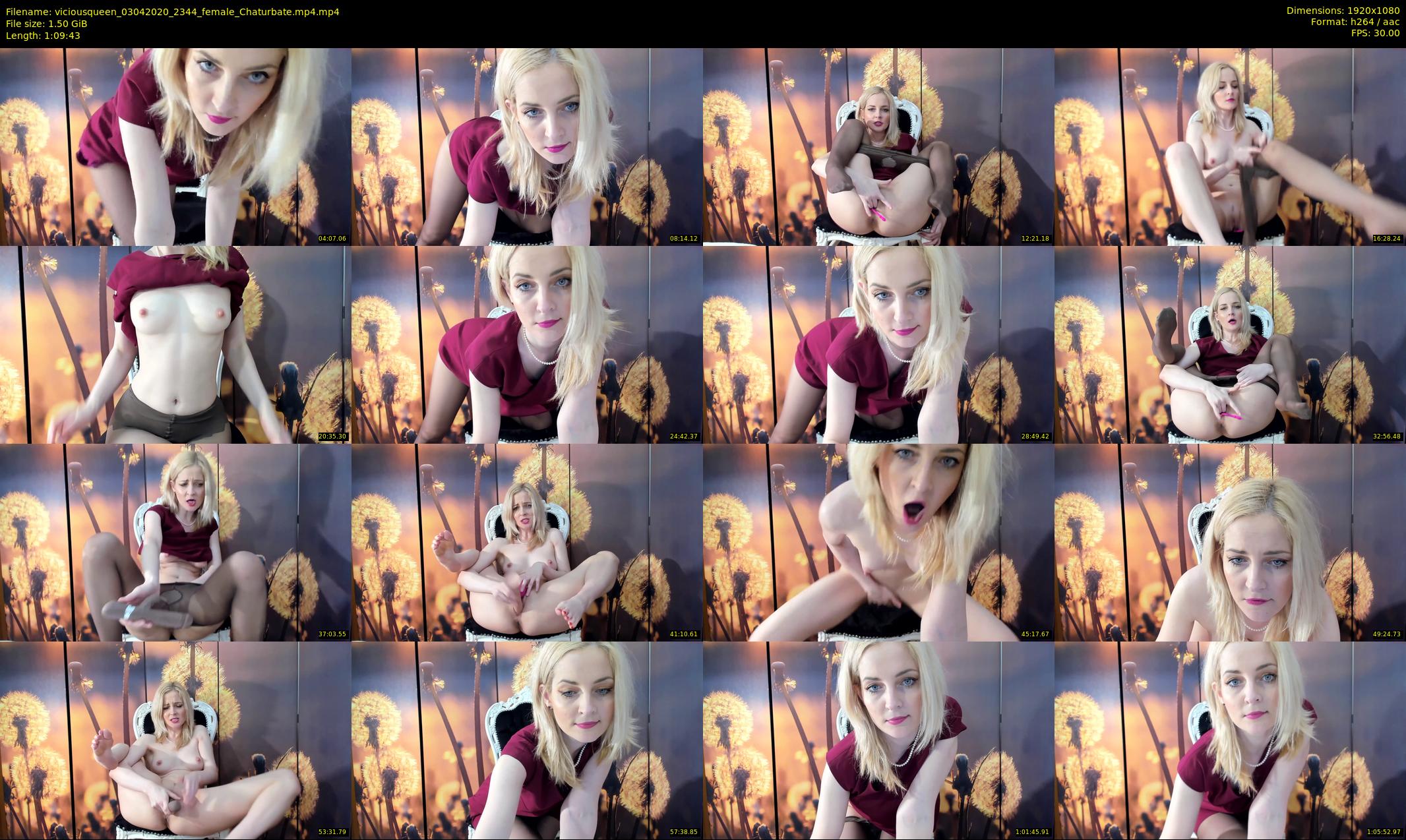 viciousqueen — 70 minute Chaturbate female cam show recording, 1080p, Apr 3, 2020